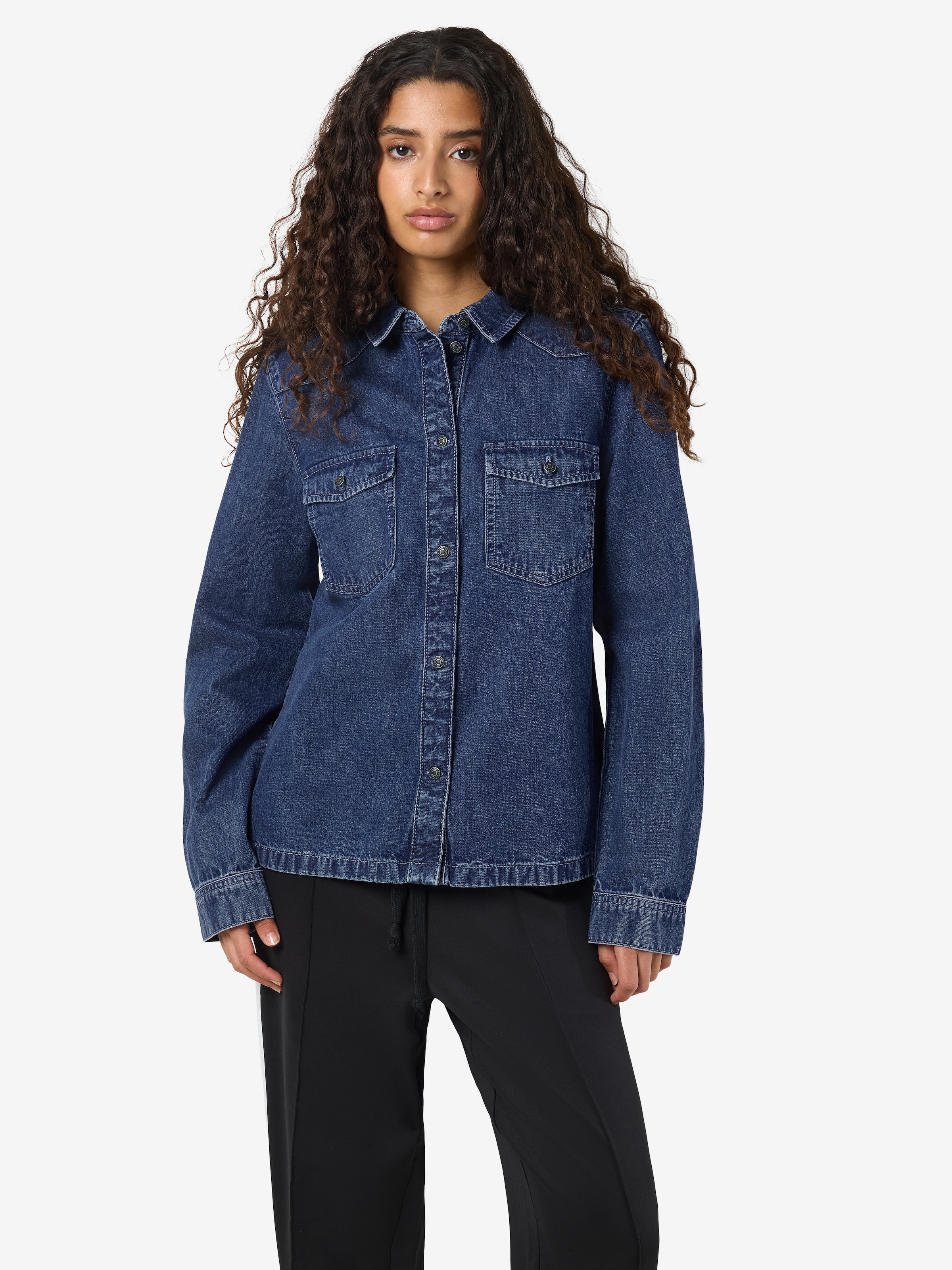 Noisy may Jeansbluse "NMNEW SIGNE L/S DENIM SHIRT VI002MB NOOS" günstig online kaufen