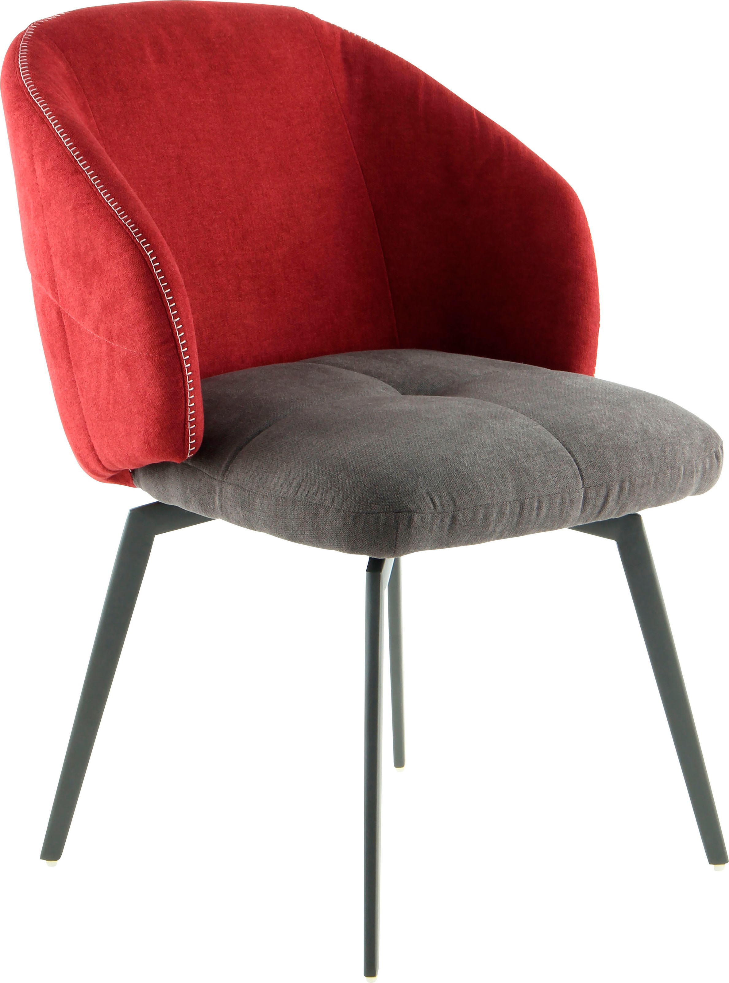 Kayoom Schalenstuhl "Stuhl Carol 225, dekorativer Stuhl im Retro-Look, zwei günstig online kaufen