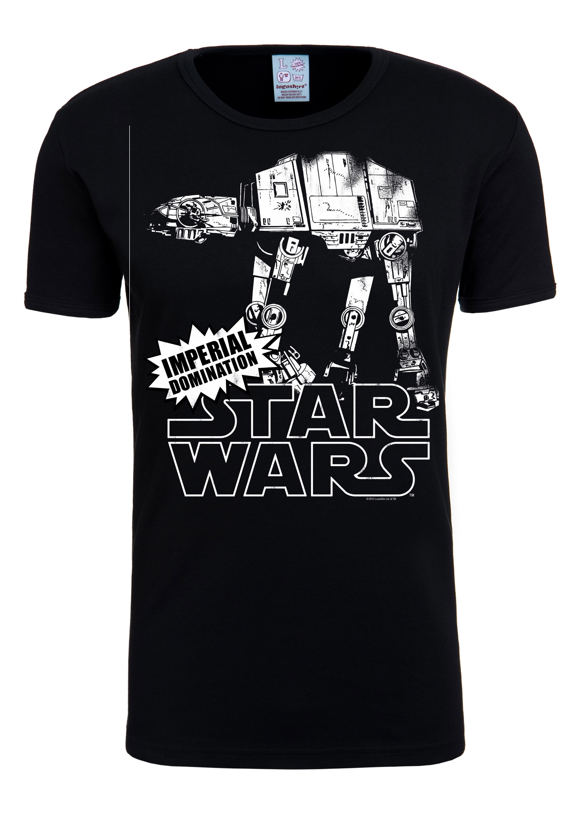 LOGOSHIRT T-Shirt »AT-AT«, mit großem Star Wars-Aufdruck