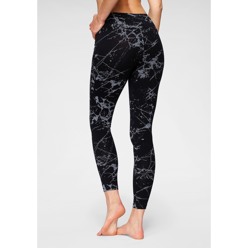 H.I.S Leggings, (2er-Pack), in bedruckt und uni, Loungewear