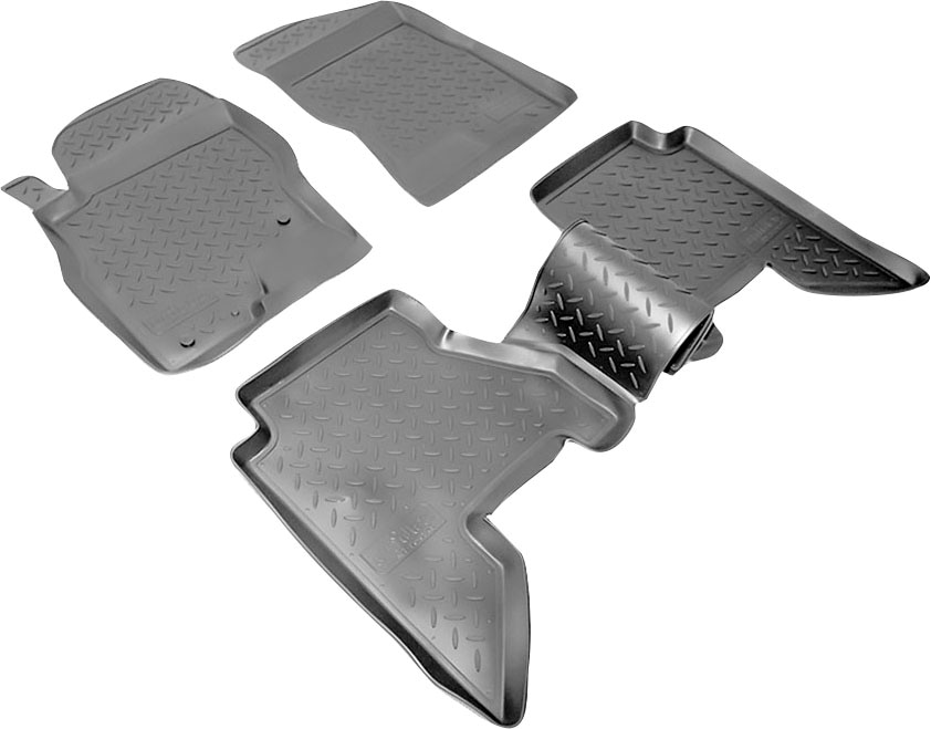 RECAMBO Passform-Fußmatten »CustomComforts«, Nissan, Pathfinder, (Set, 4 St.),  R51 2005 - 2013, perfekte Passform günstig | BAUR