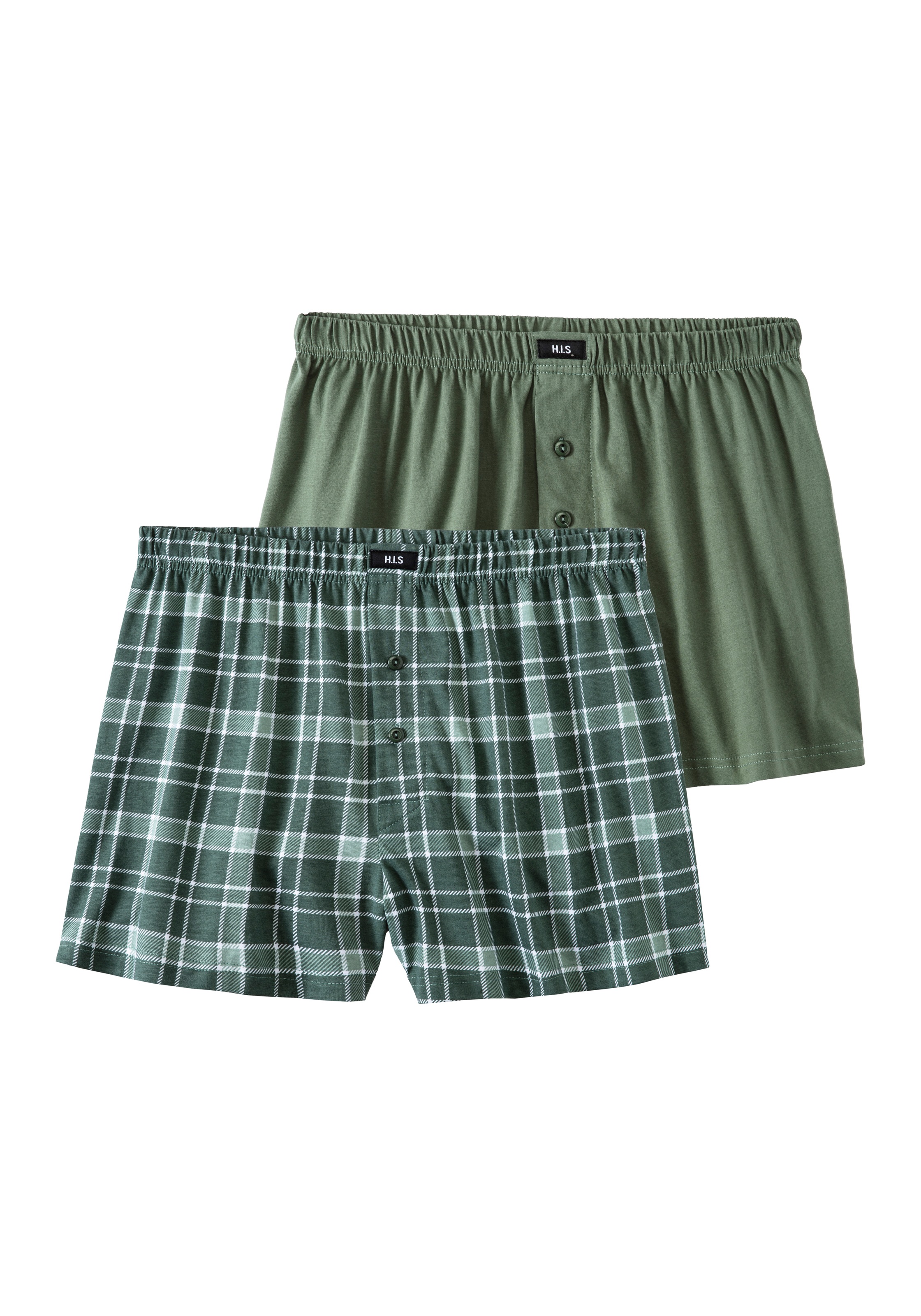 H.I.S Boxer "Boxershorts für Herren" Packung, 2 Stk. in weiter Passform günstig online kaufen