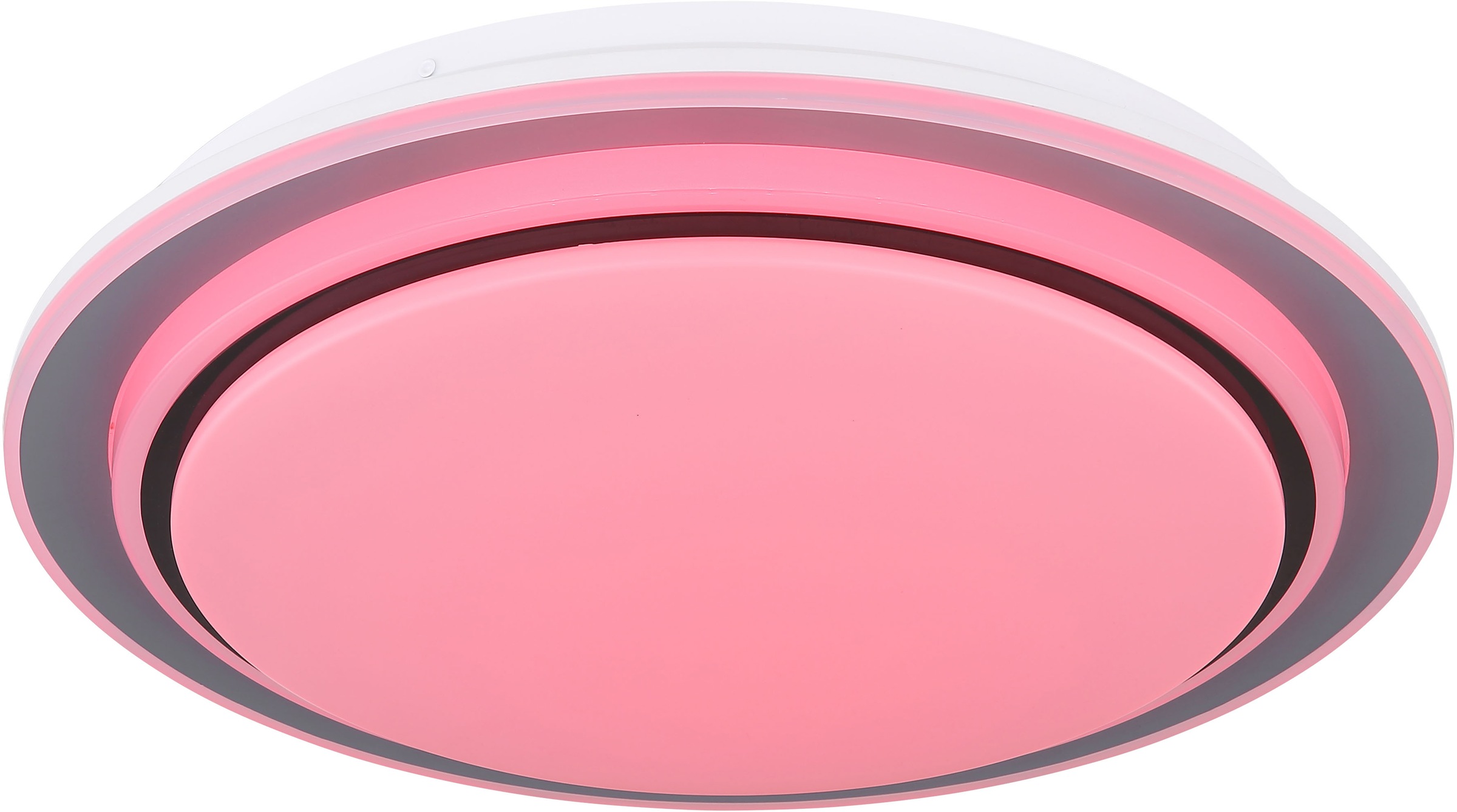 GLOBO LIGHTING LED Deckenleuchte »FOPPA«, Leuchtmittel LED-Modul | LED fest integriert, Deckenlampe/rund/Wohnzimmer/Schlafzimmer/elegant/rot-grün-blau