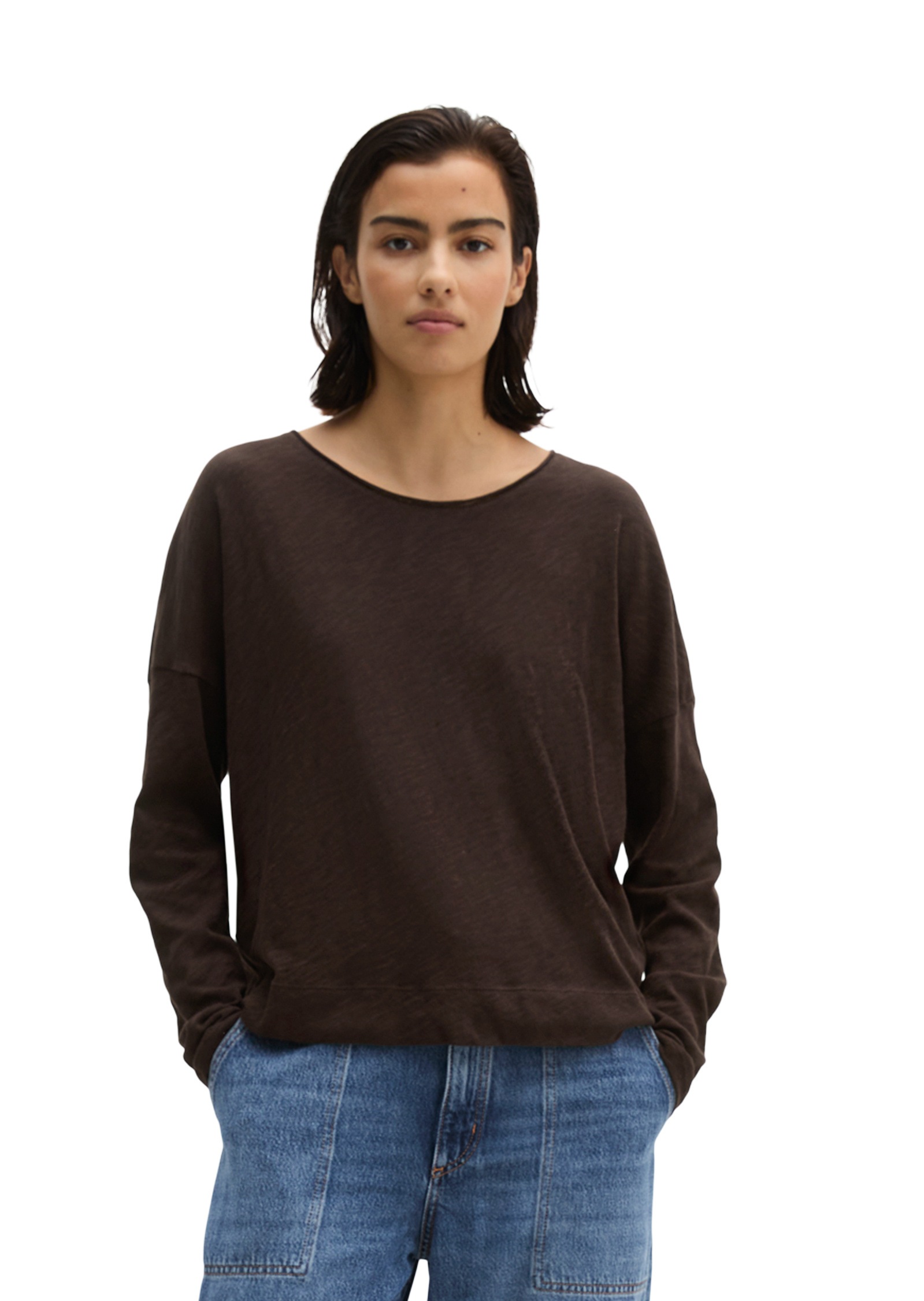 Marc OPolo Langarmshirt "aus Organic Cotton-Qualität"