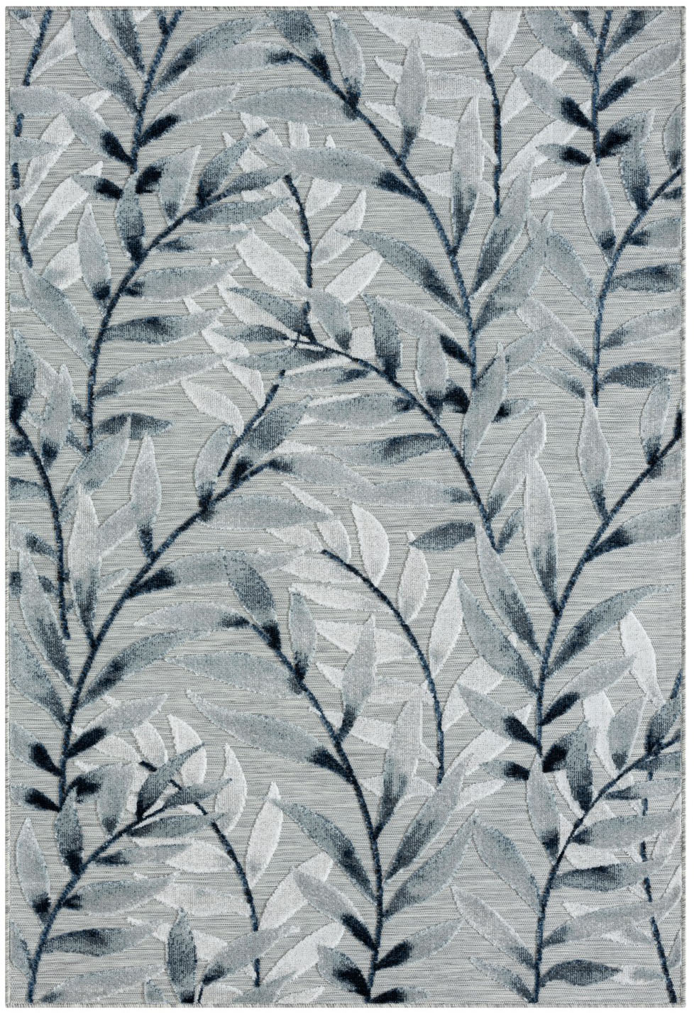 Thumbnail - Myflair Möbel & Accessoires Teppich "Olivia, LAGERRÄUMUNG" rechteckig 8 mm Höhe Blätter Motiv, Hoch-Tief Effekt, Outdoor...