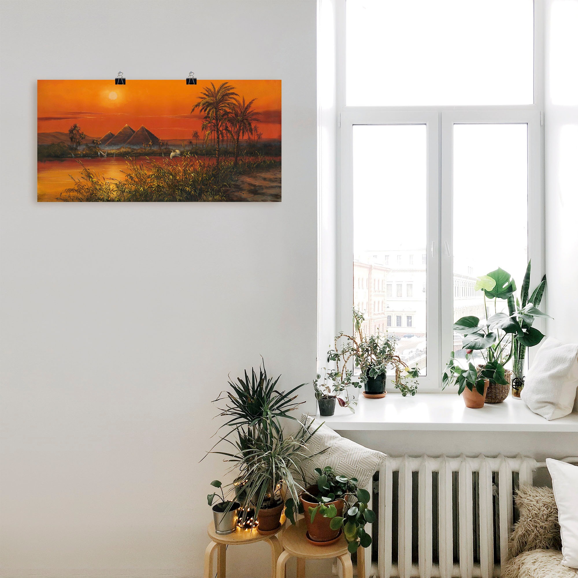 Artland Wandbild "Pyramiden", Afrika, (1 St.), als Alubild, Leinwandbild, W günstig online kaufen