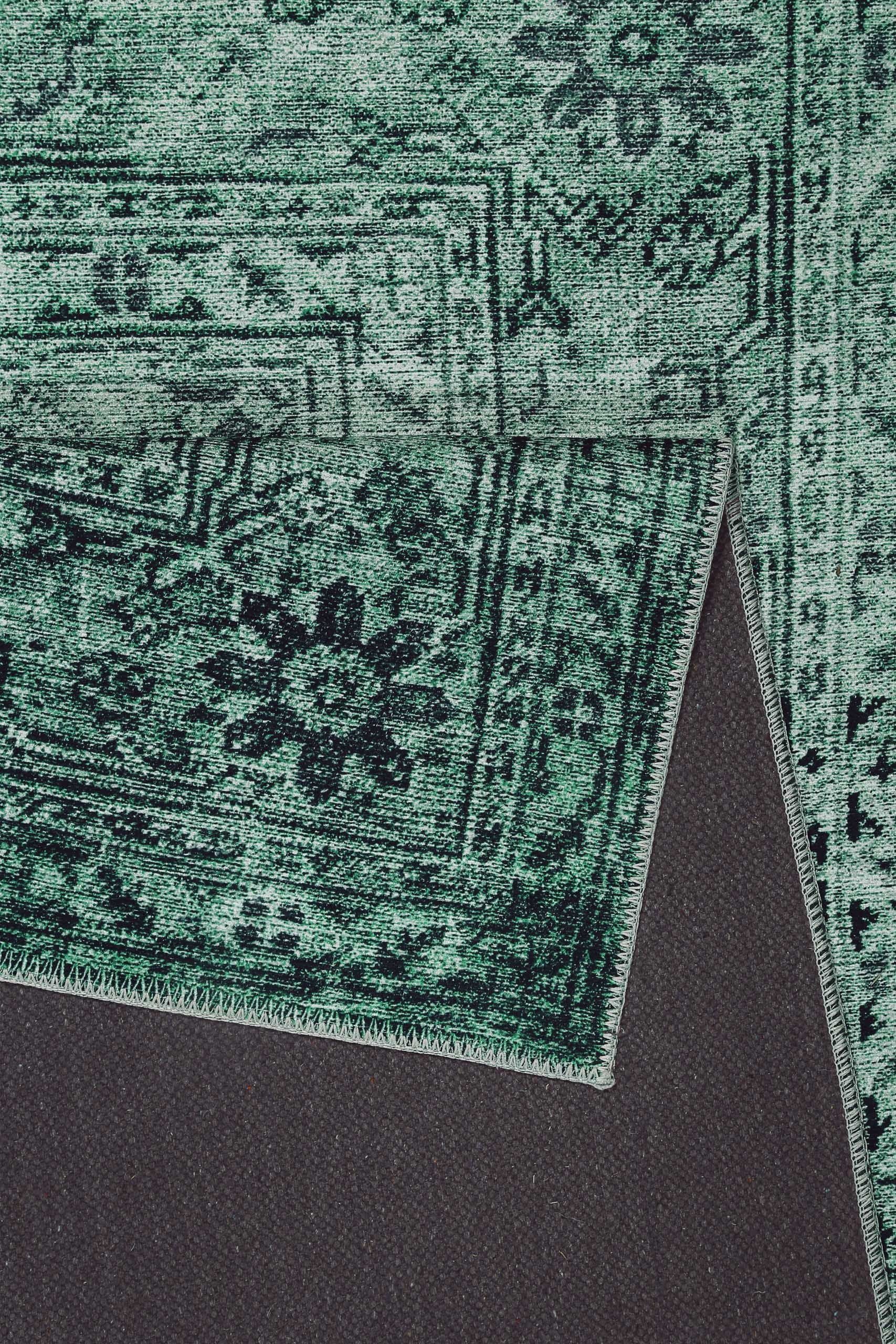 Wecon home Teppich »2nd Avenue« rechteckig 6 mm Höhe Vintage, Baumwolle, Kurzflor, Used-Look, Wohnzimmer, Schlafzimmer