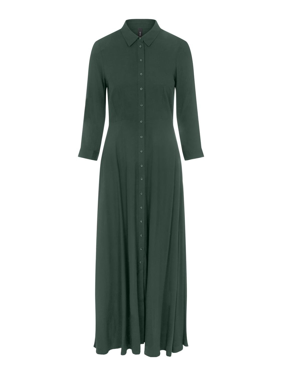 Y.A.S Hemdblusenkleid YASSAVANNA LONG SHIRT DRESS mit 3/4 Ärmel günstig online kaufen