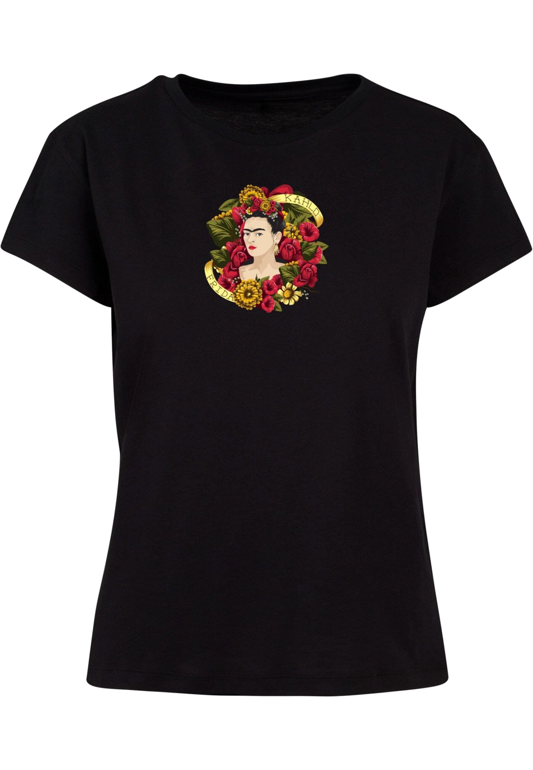 Merchcode T-Shirt "Merchcode Damen Ladies Frida Kahlo - Much flowers Box Te günstig online kaufen