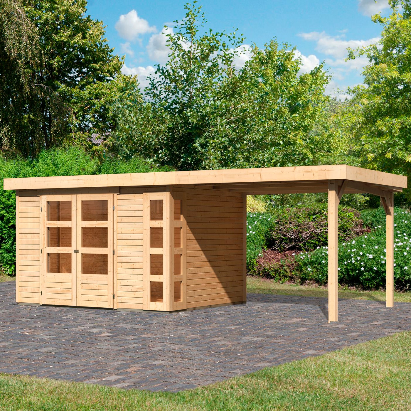 Karibu Gartenhaus "Nordsee 5" günstig online kaufen