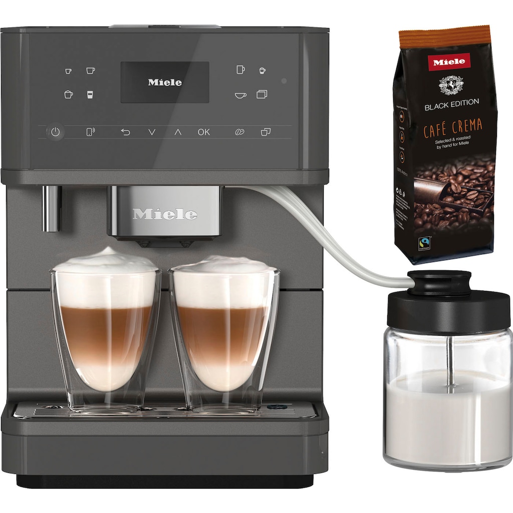 Miele Kaffeevollautomat »CM 6560 MilkPerfection«, inkl. Milchgefäß und Gutschein für Kaffeekanne