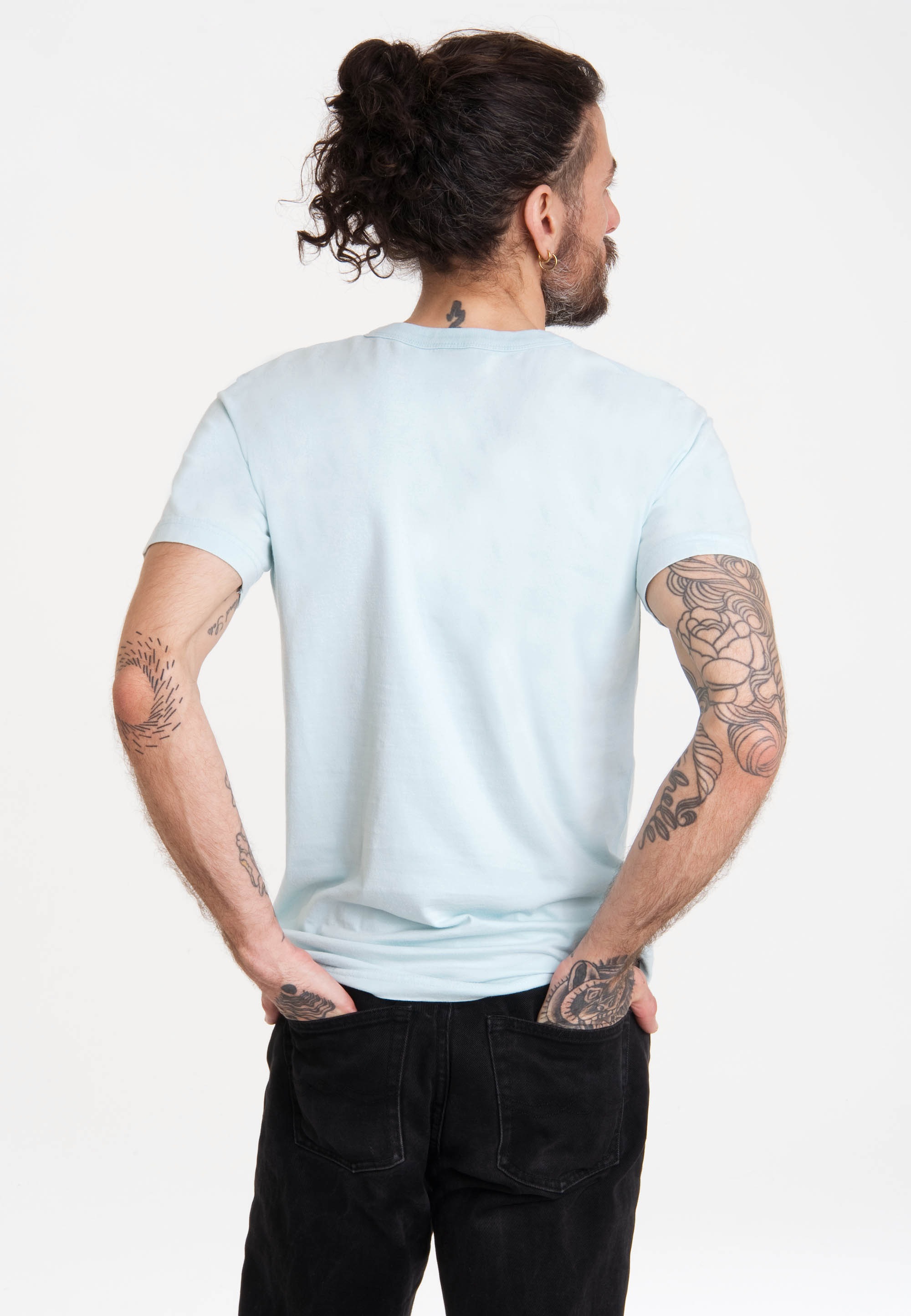 LOGOSHIRT T-Shirt »Sesamstrasse - Krümelmonster Motorrad«, mit lizenziertem Print