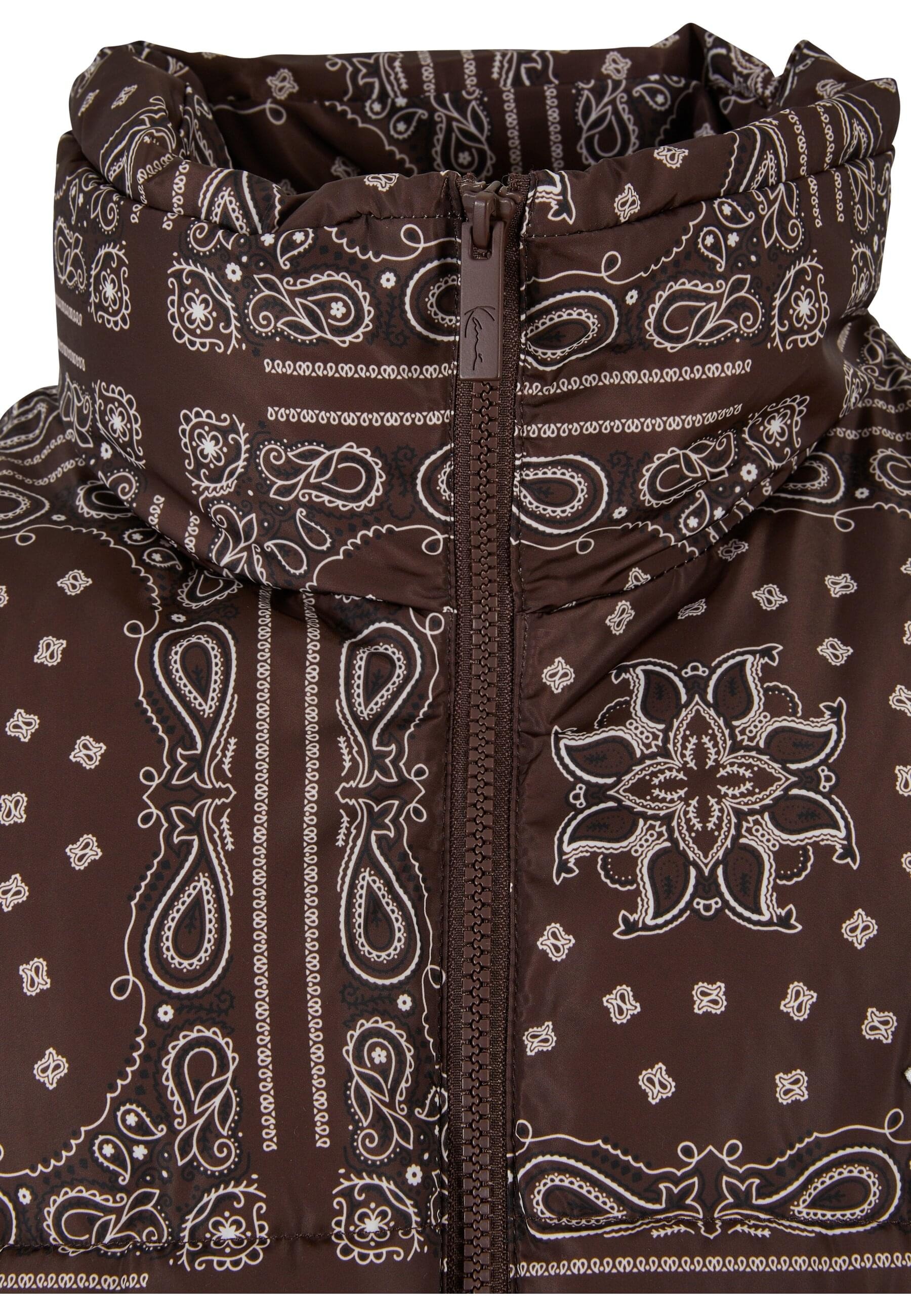 Karl Kani Jerseyweste »Karl Kani Herren KM224-061-1KK OG Paisely Puffer Vest«, (1 tlg.)