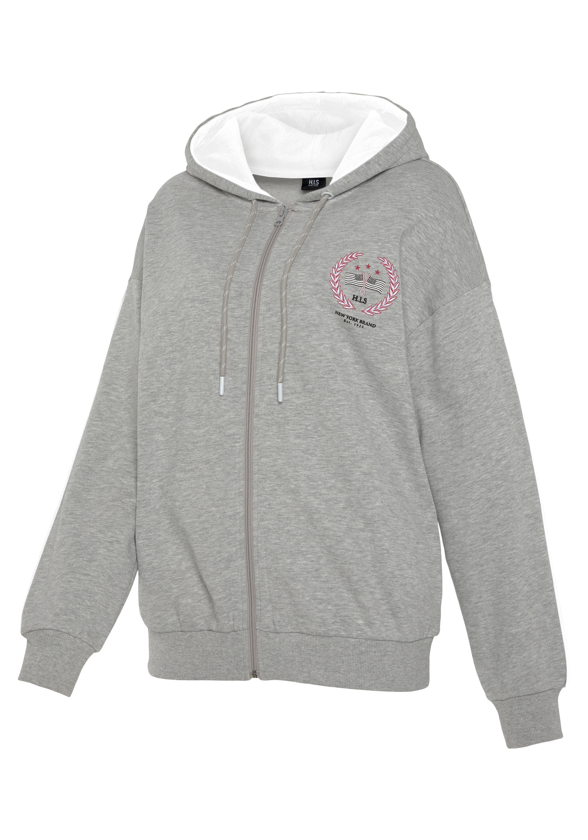 Thumbnail - H.I.S Sweatjacke, mit schöner Stickerei, Loungeanzug