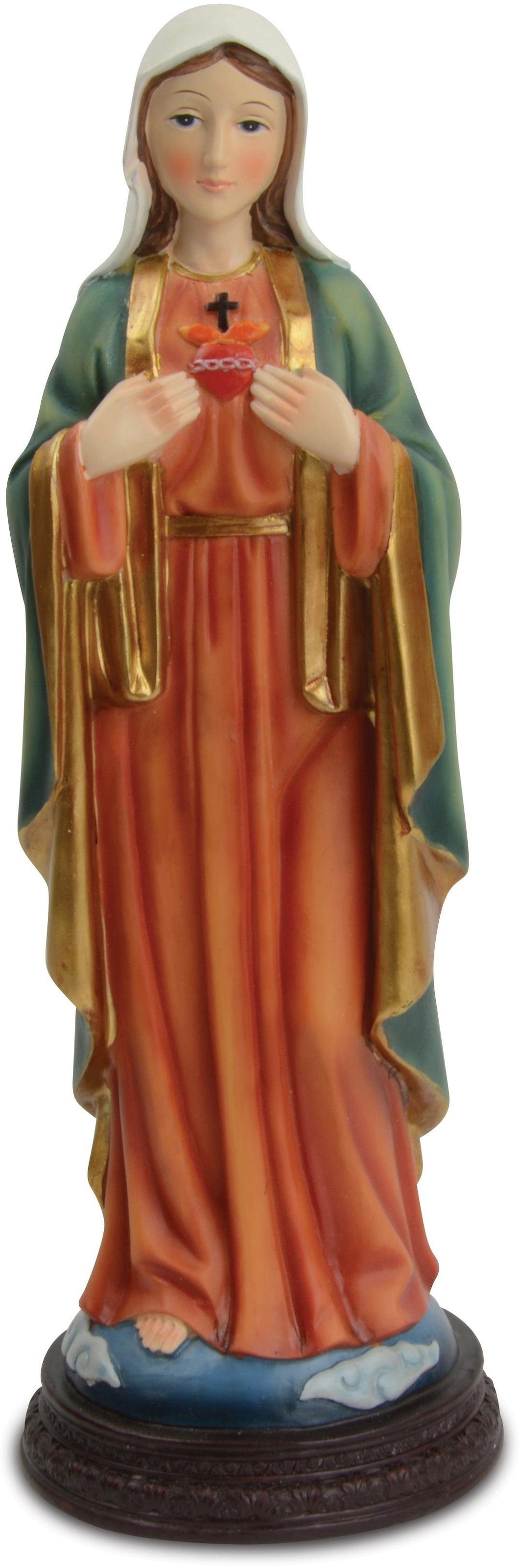 Dekofigur »Maria mit Herz«, aus Polyresin