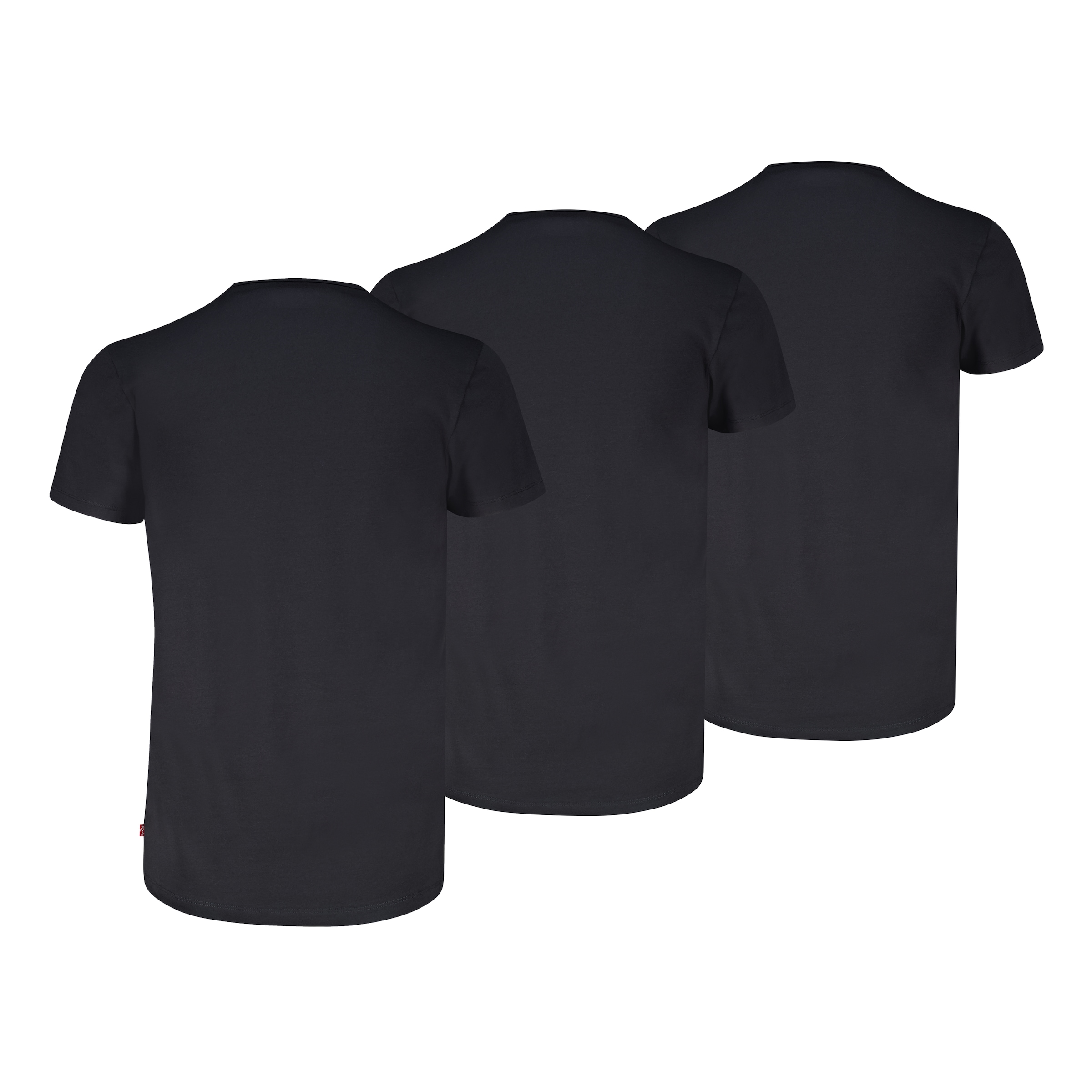 Levi's® T-Shirt »LEVIS MEN SOLID CREW 3P« mit Rundhalsausschnit und kurzen Ärmeln, Multipack