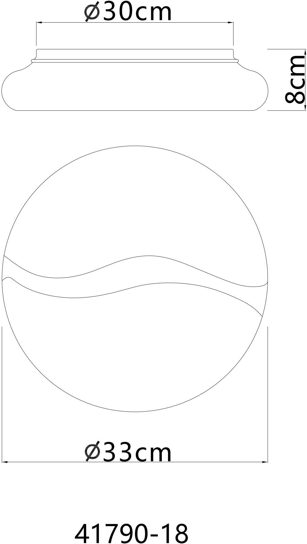 GLOBO LIGHTING Deckenleuchte »LETICIA« LED-Modul 1 Stk. warmweiß - kaltweiß Deckenlampe Wohnzimmer-Leuchte Schlafzimmer-Leuchte Flur Küche