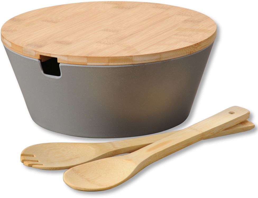 KESPER Salatschüssel aus Kunststoff inkl. Deckel und Salatbesteck günstig online kaufen