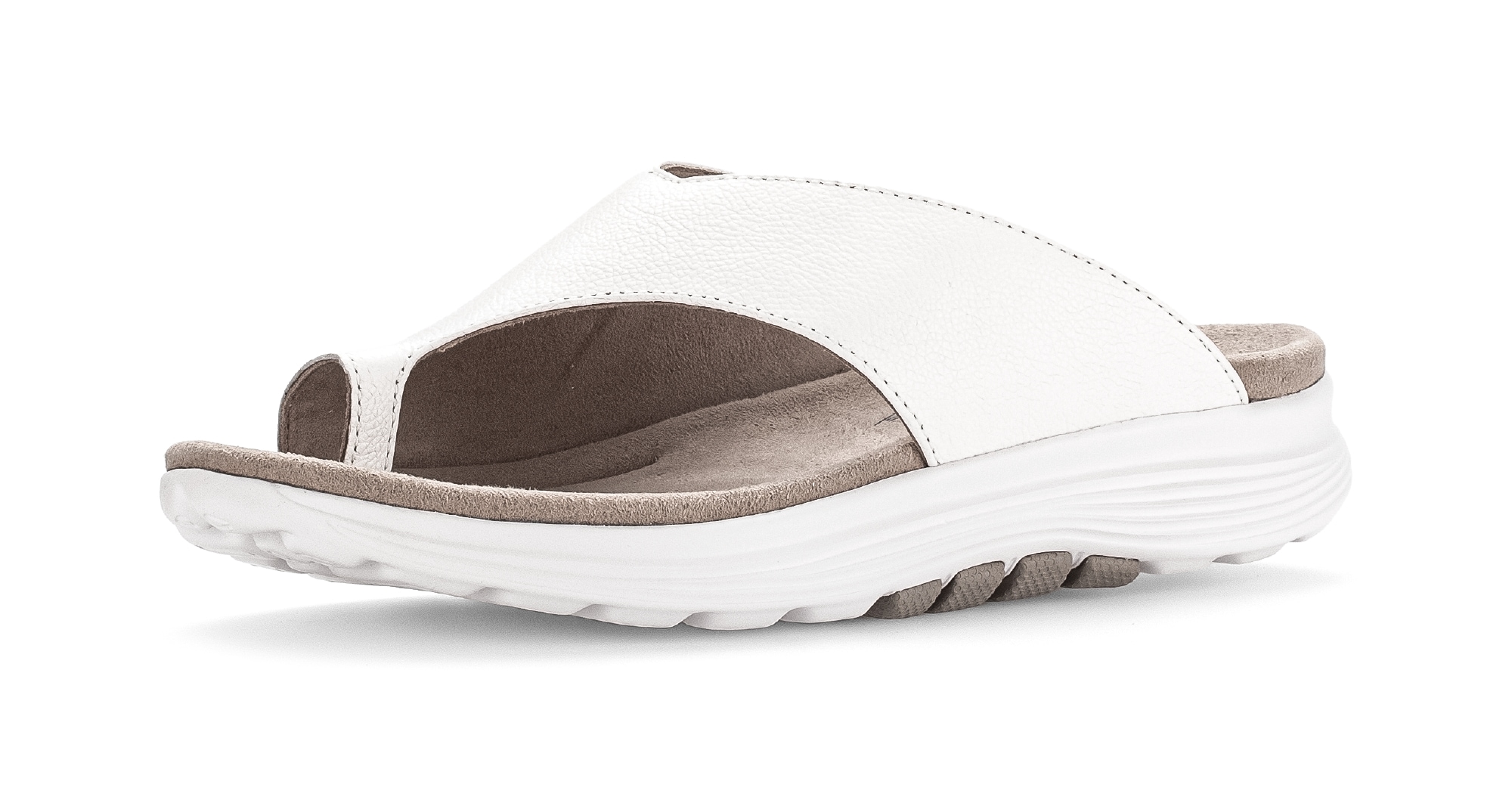 rollingsoft Dianette Zehentrenner, Sommerschuh mit weichem Zehensteg, G-Weite