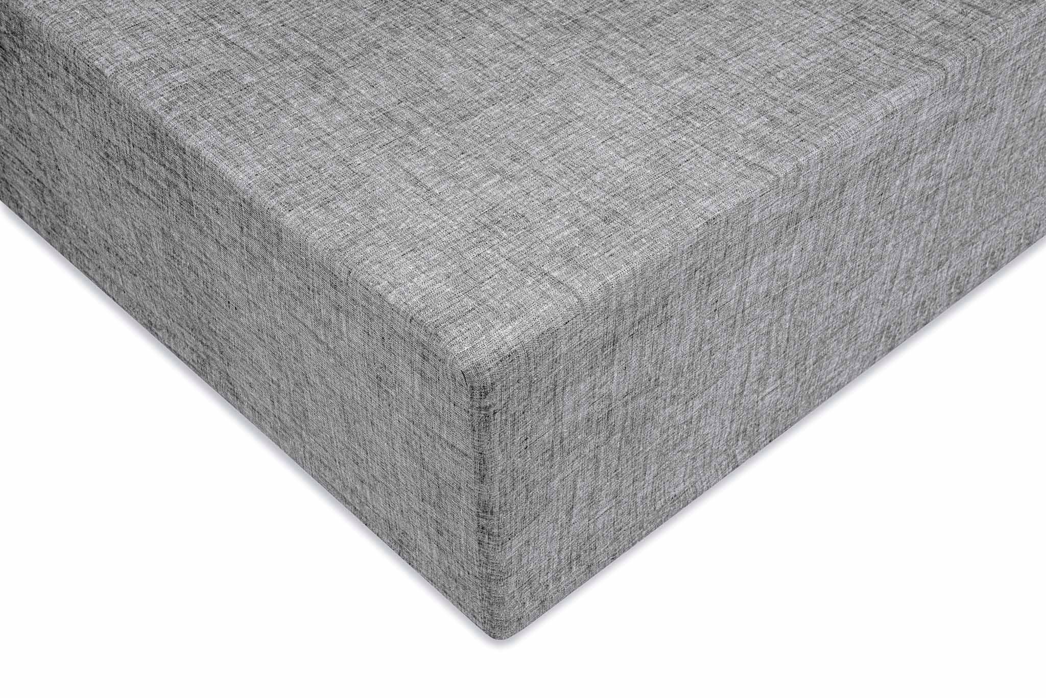 ZO HOME Spannbettlaken »Lino«, Laken aus 100% Baumwolle, Linen-look Print, Betttuch ab 90x200