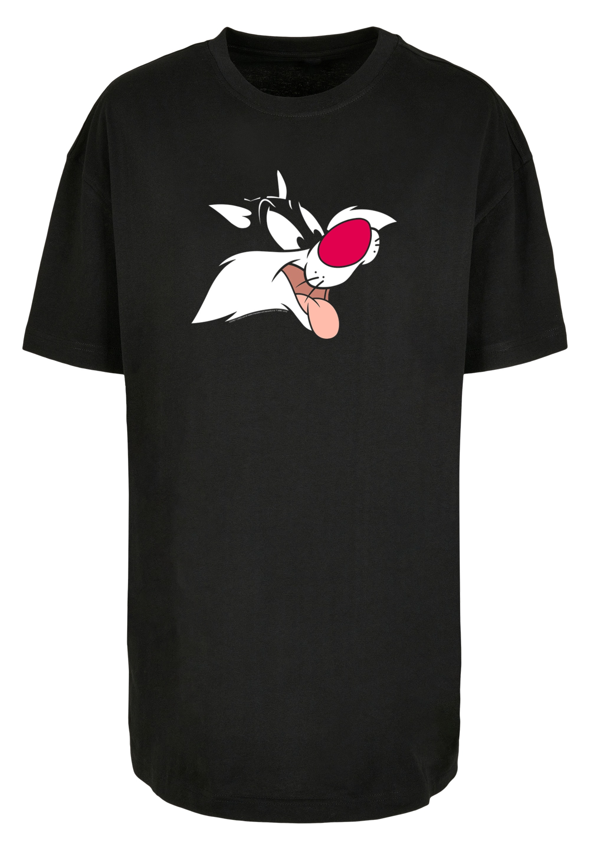 F4NT4STIC Kurzarmshirt »Damen Looney Tunes Sylvester with Ladies Oversized  Boyfriend Tee«, (1 tlg.) für kaufen | BAUR