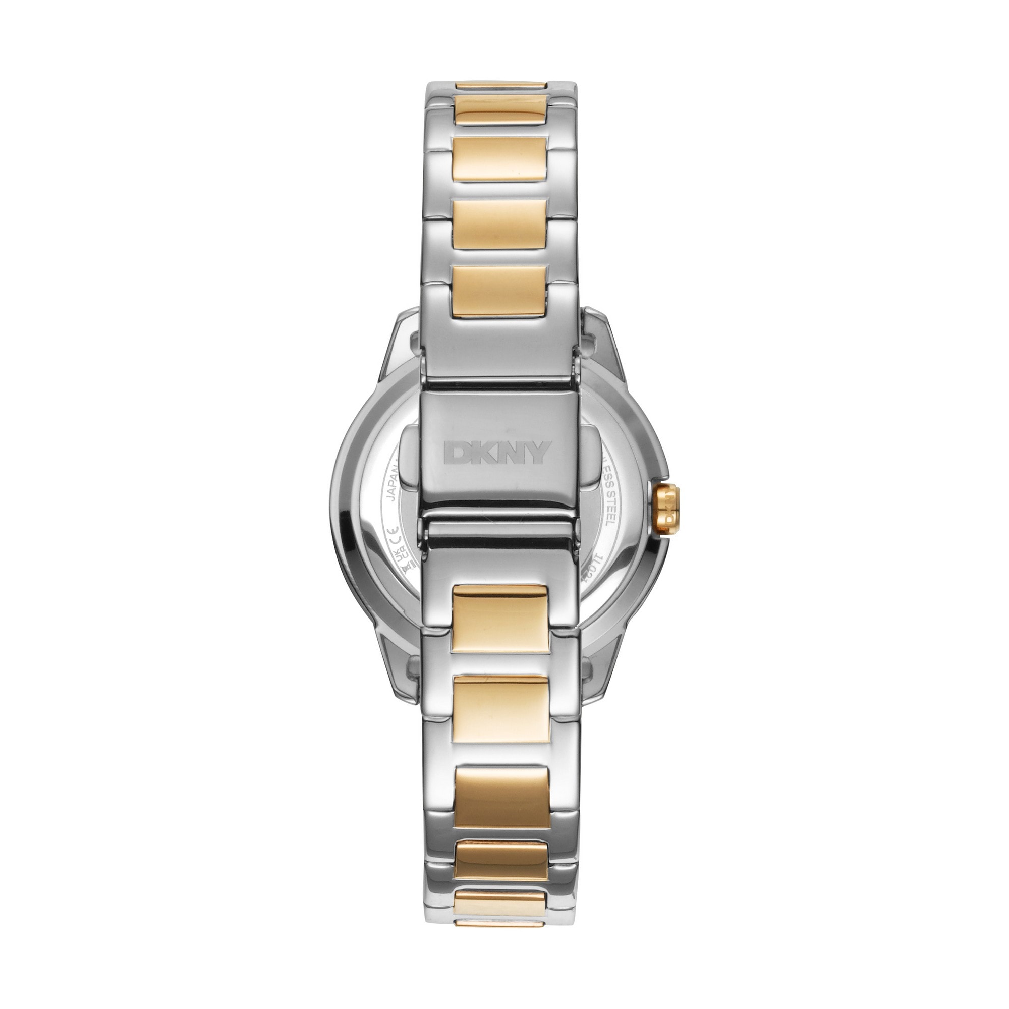 DKNY Quarzuhr »Park Ave Logo Watch Set« Armbanduhr, Damenuhr, Edelstahlarmband, Ideal auch als Geschenk