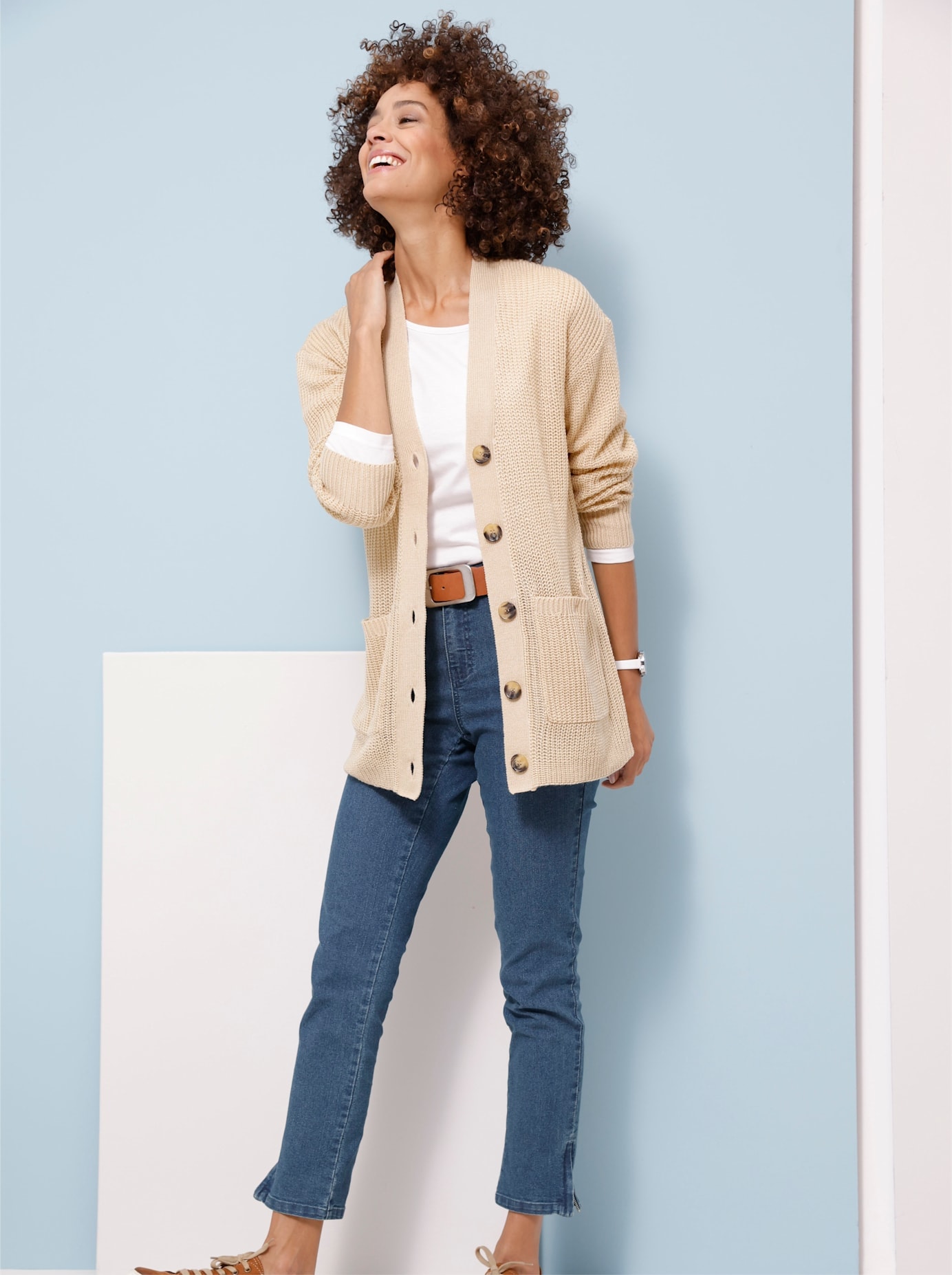 Classic Basics Strickjacke