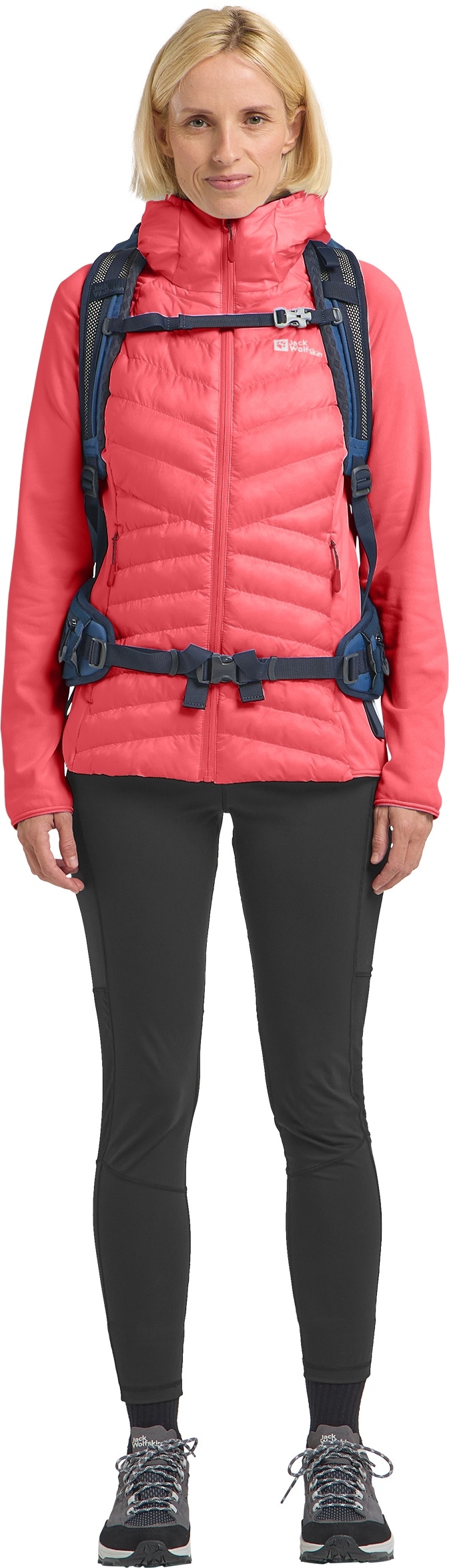 Jack Wolfskin Hybridjacke »ROUTEBURN PRO HYBRID W«, mit Kapuze