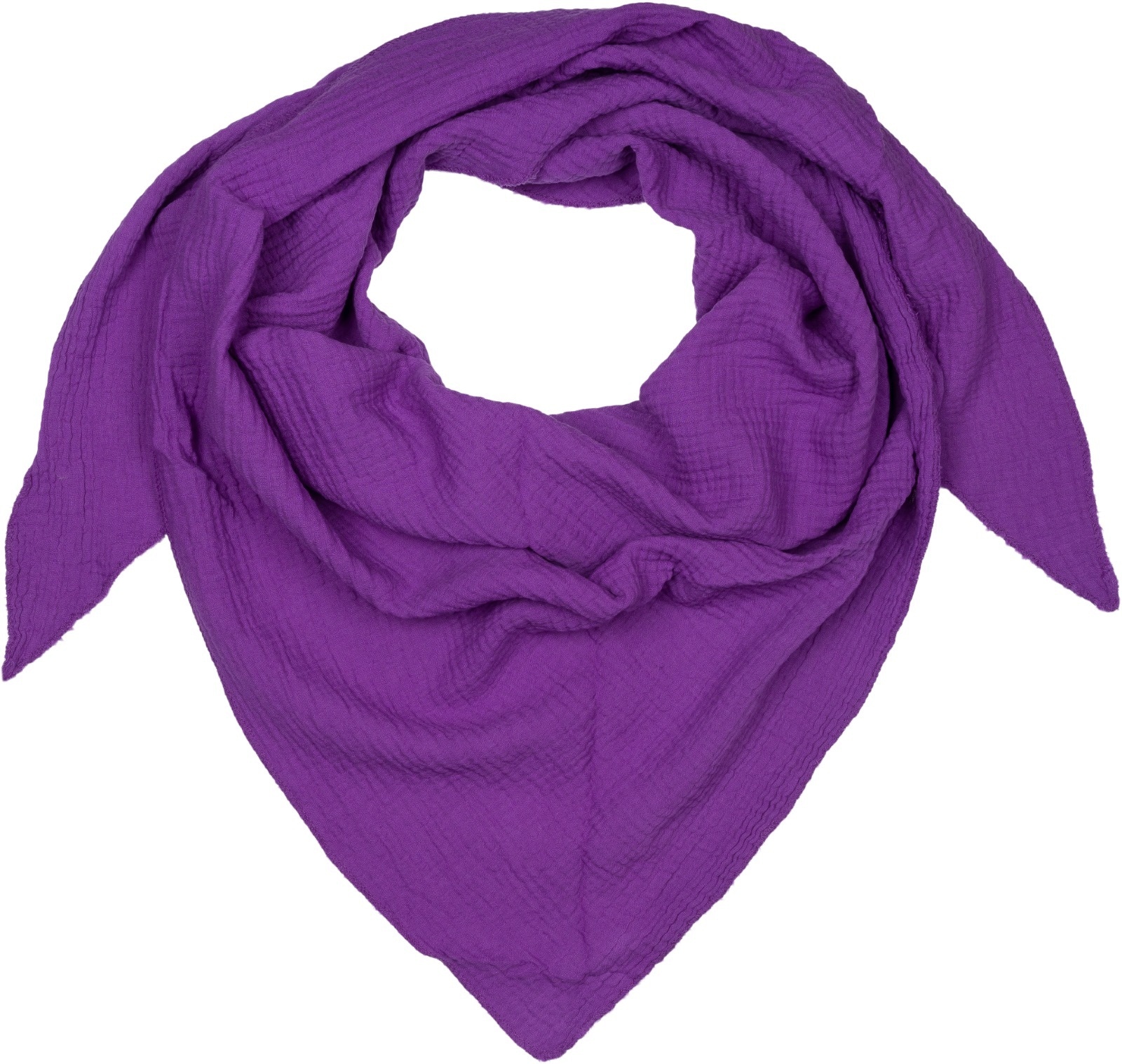 styleBREAKER Dreieckstuch "Musselin Dreiecktuch Einfarbig" 1 Stk.