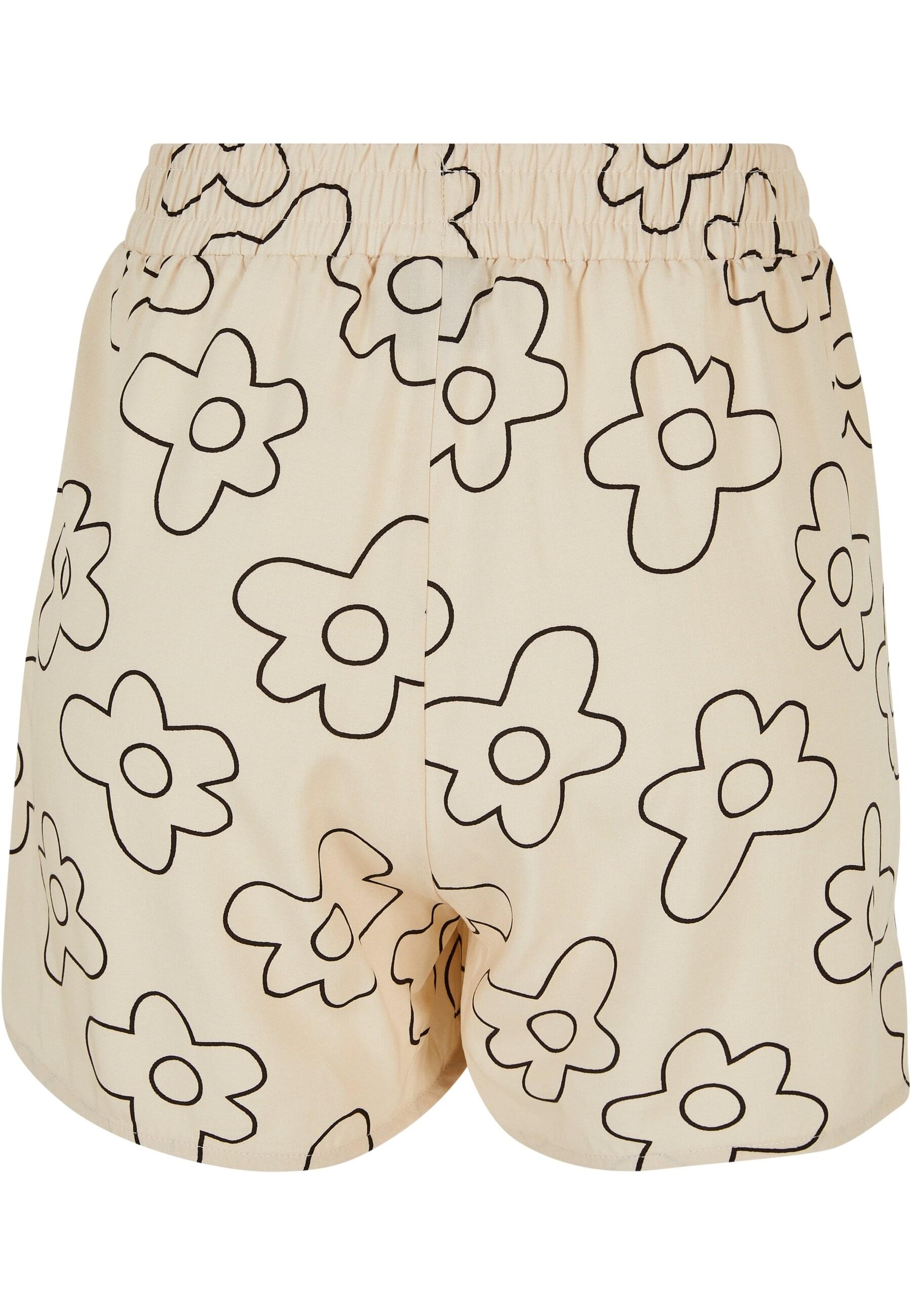 URBAN CLASSICS Stoffhose "Urban Classics Damen Ladies AOP Viscose Resort Sh günstig online kaufen