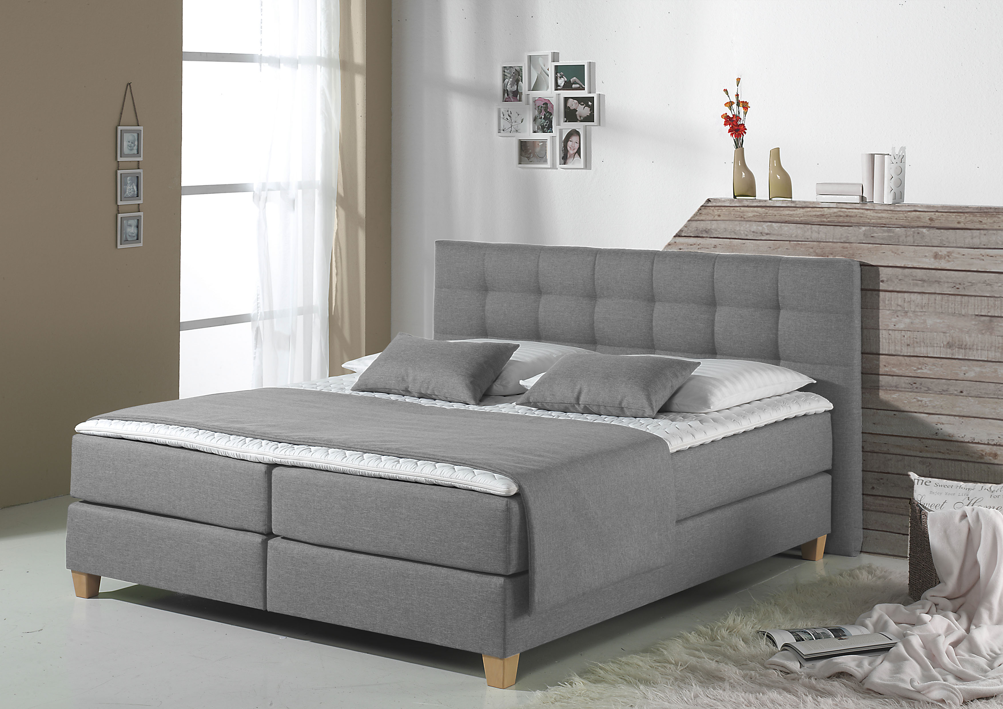Home affaire "Moulay" inkl. Topper, in Überlänge 220 cm, 3 Härtegrade, auch in H4
