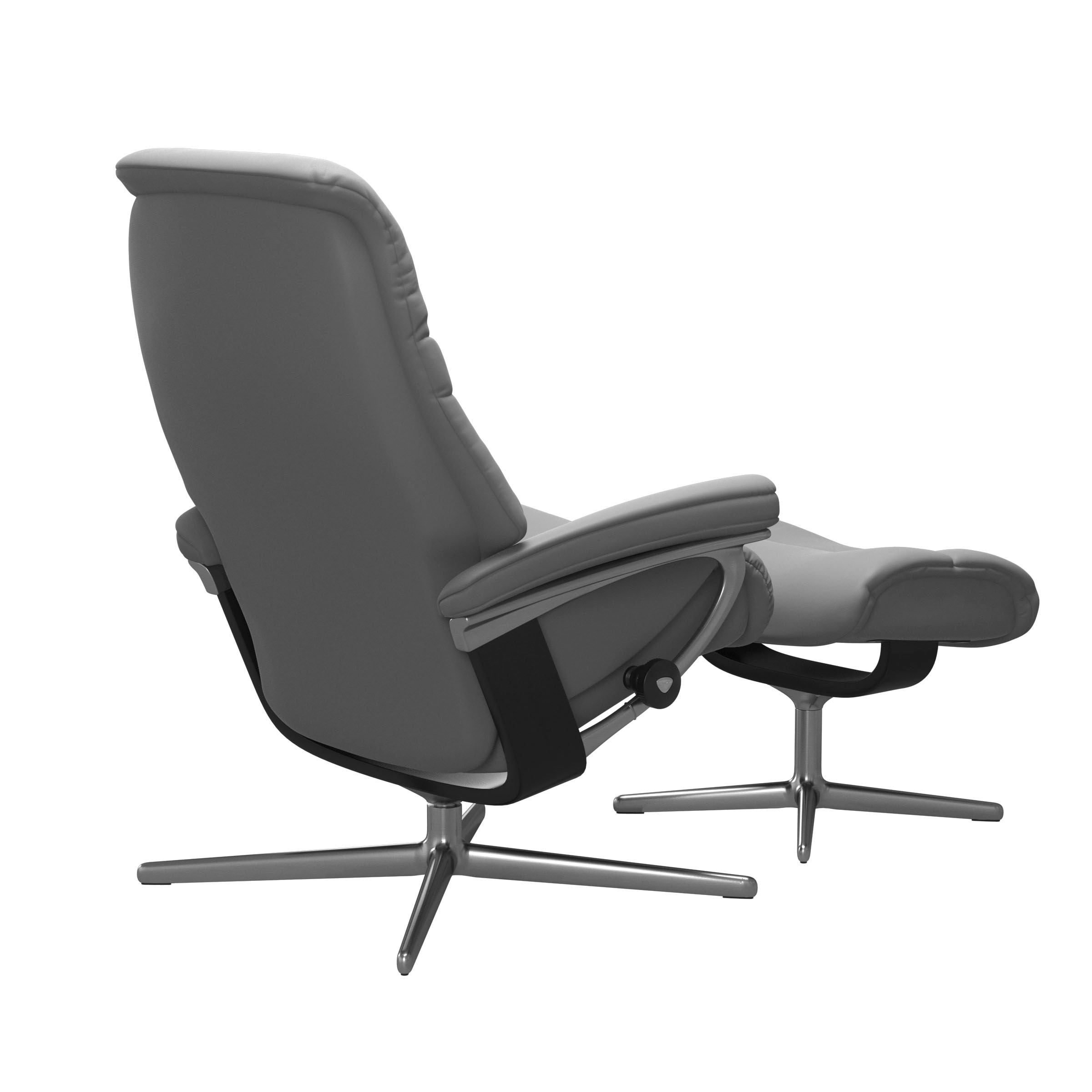 Stressless® Fußhocker »Sunrise« mit Cross Base, Größe S, M & L, Holzakzent Schwarz