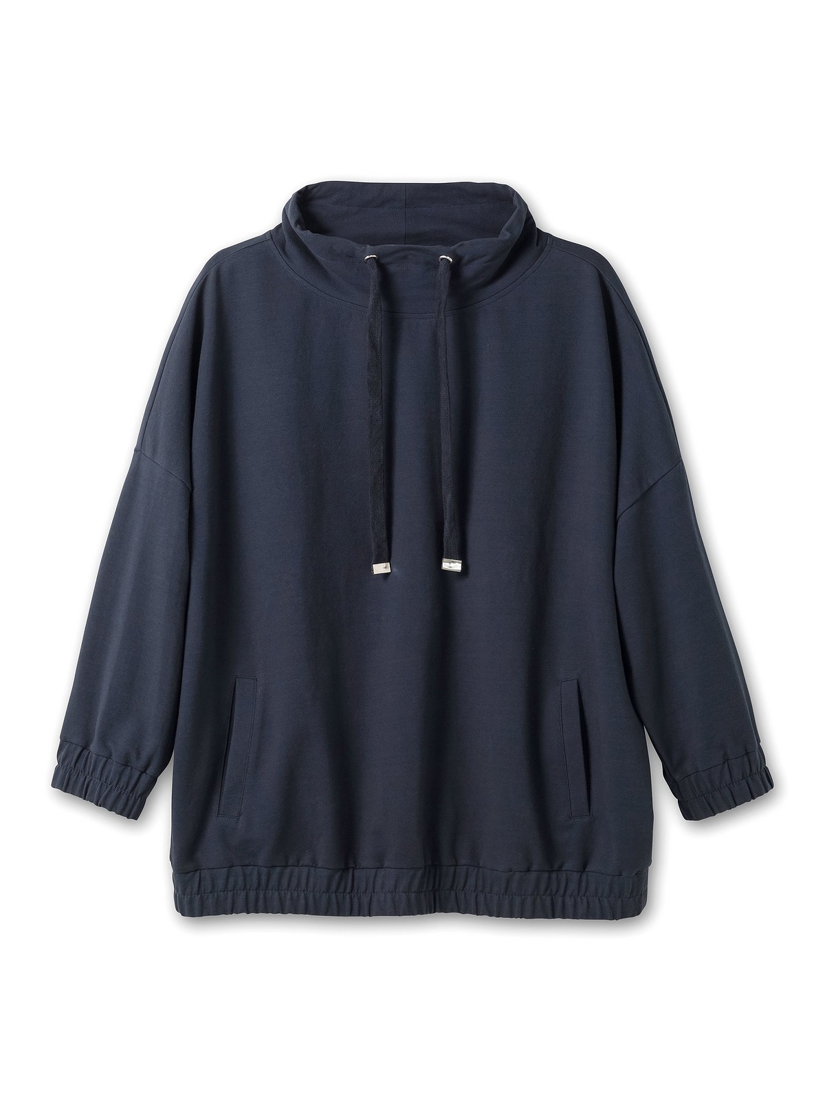 Sheego Sweatshirt »Große Größen«, mit Stehkragen und Gummibündchen