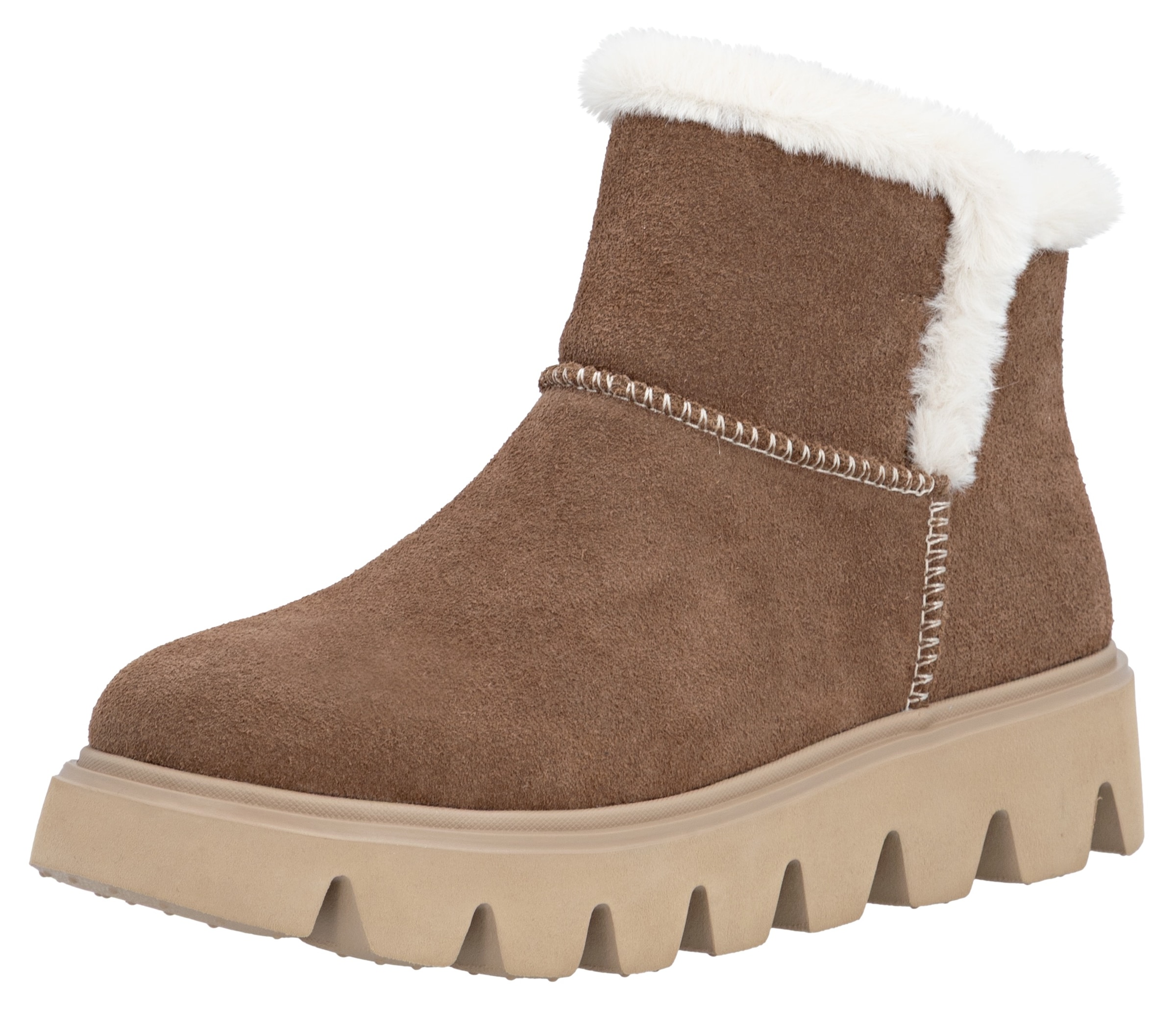 RIEKER Sport Winterboots, Plateaustiefel, Schlupfschuh mit Innenreißverschl günstig online kaufen