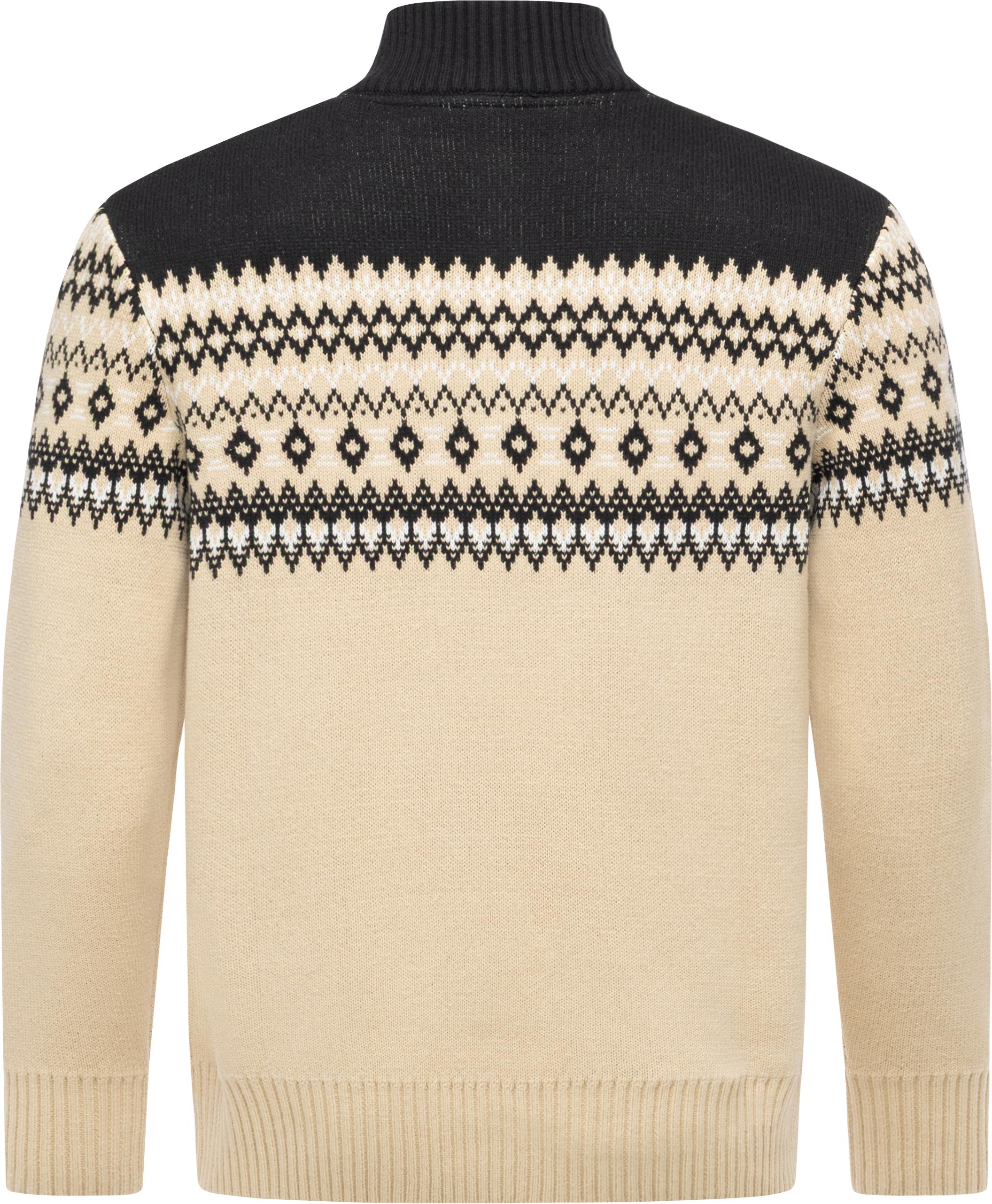 Thumbnail - Ragwear Norwegerpullover "Norwaian" Norweger Herren Strickpullover Troyer mit Reißverschluss