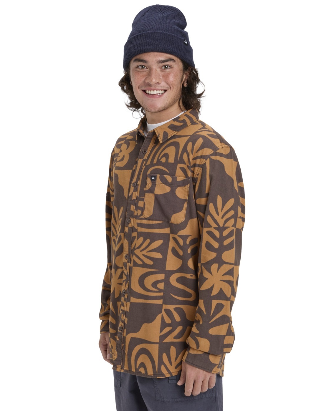 Thumbnail - Quiksilver Langarmhemd "Motherfly Printed"