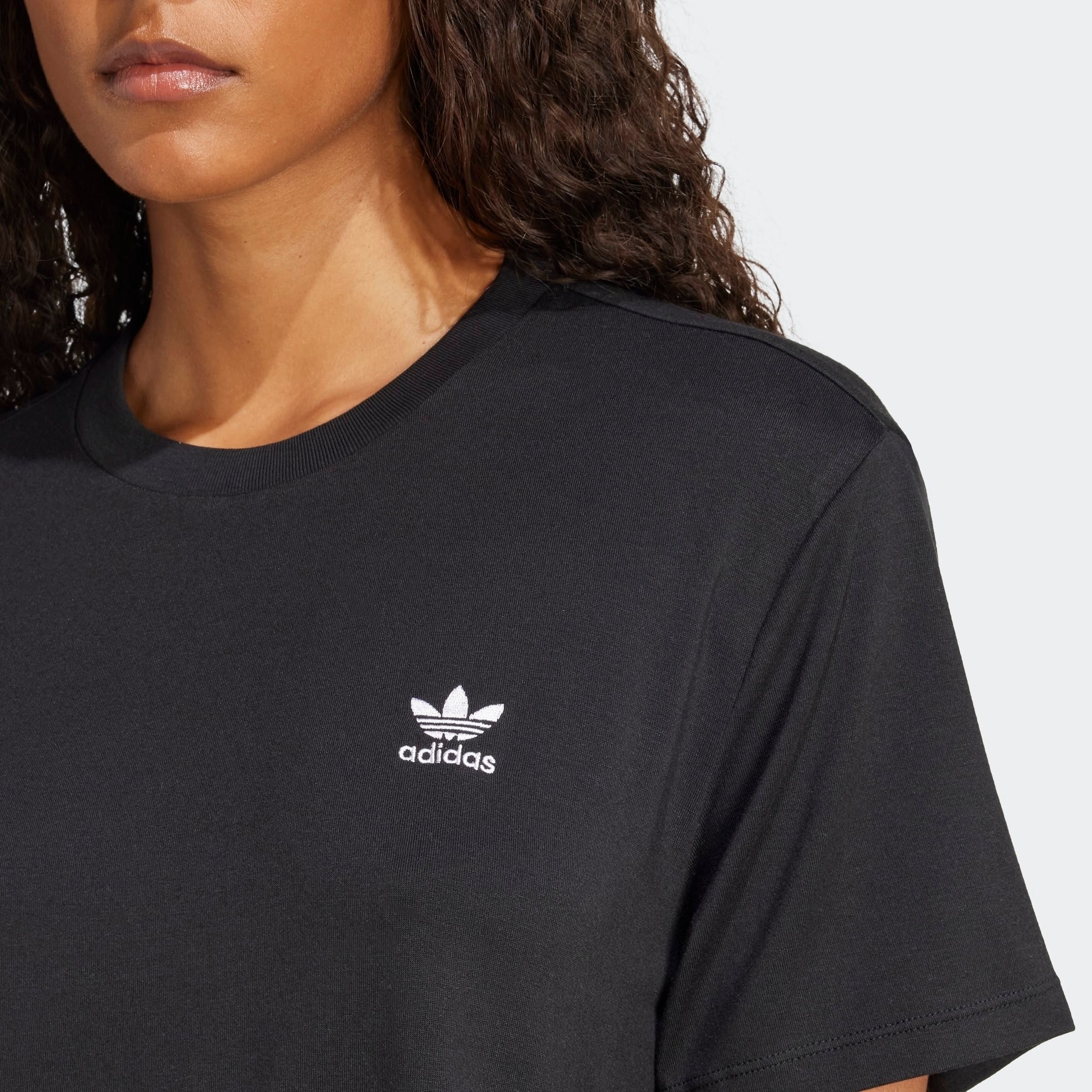 Thumbnail - adidas Originals T-Shirt "SNAKESKIN TREFOIL" Oversize-Passform, Kurzarm, aus Modal, Polyester und Elasthan