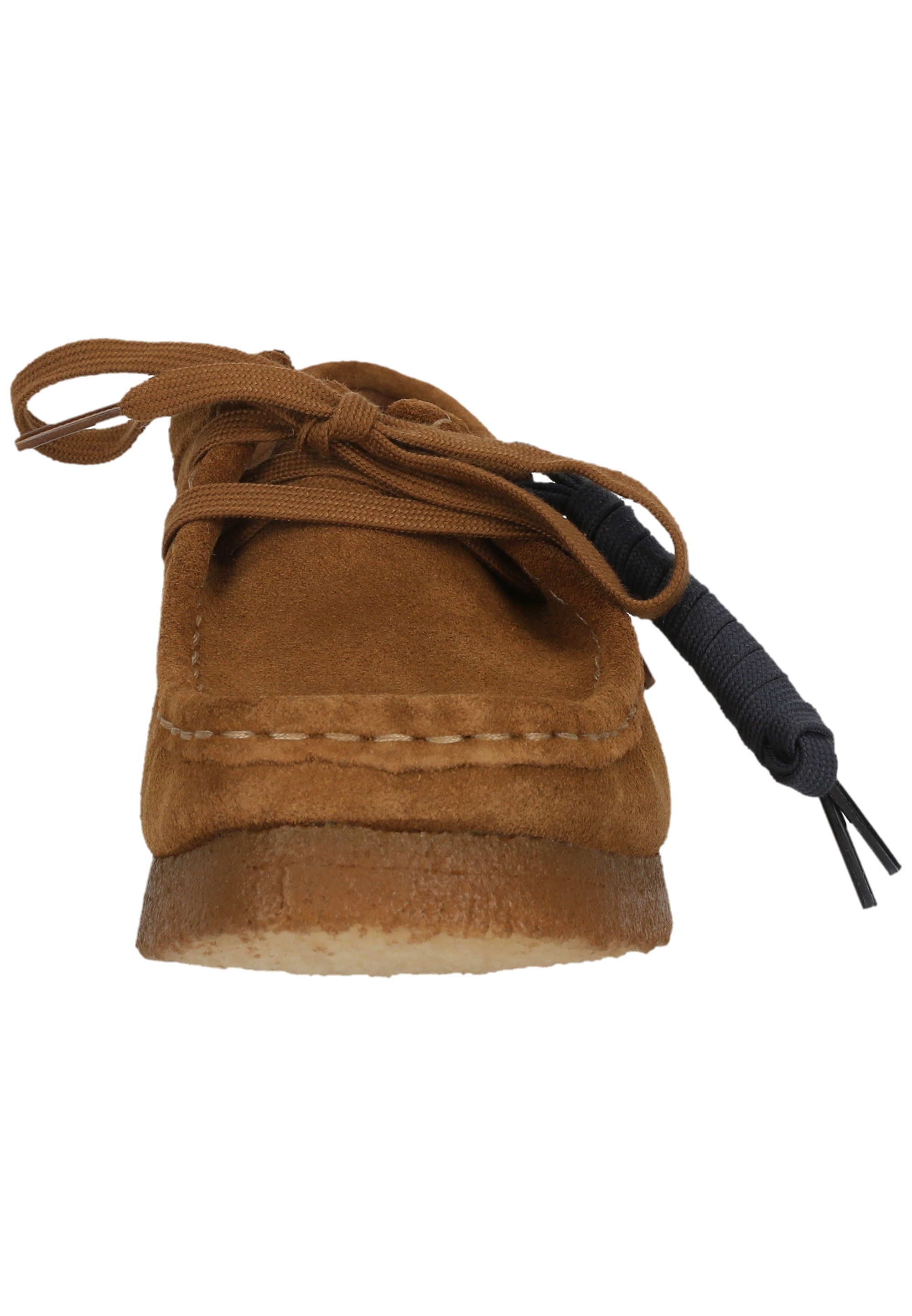 Clarks Schnürschuh »Wallabee Cola Suede«  aus butterweichem Wildleder