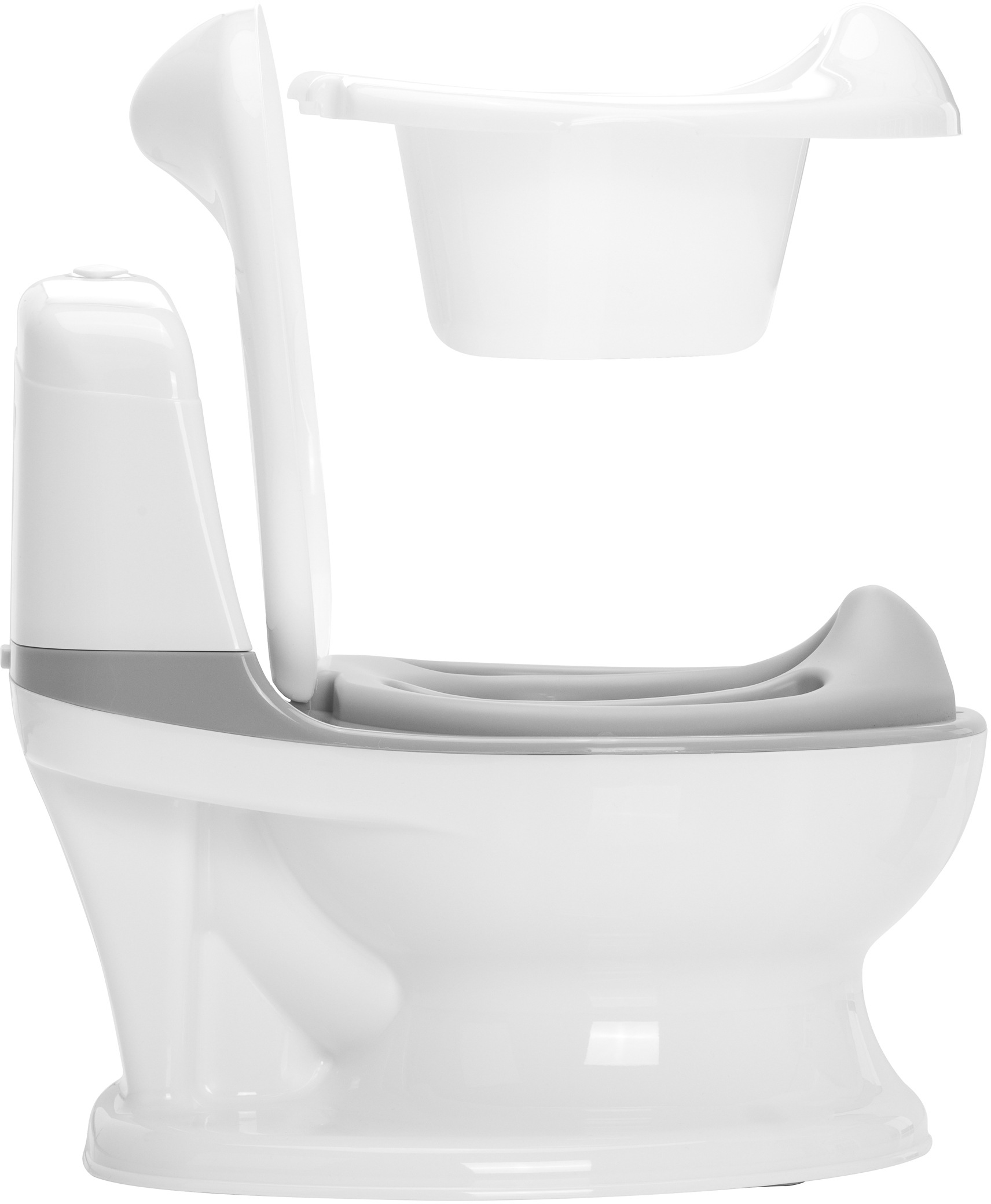 Fillikid Töpfchen »Mini Toilette, weiß/grau«, inkl. Sound- und Lichteffekte
