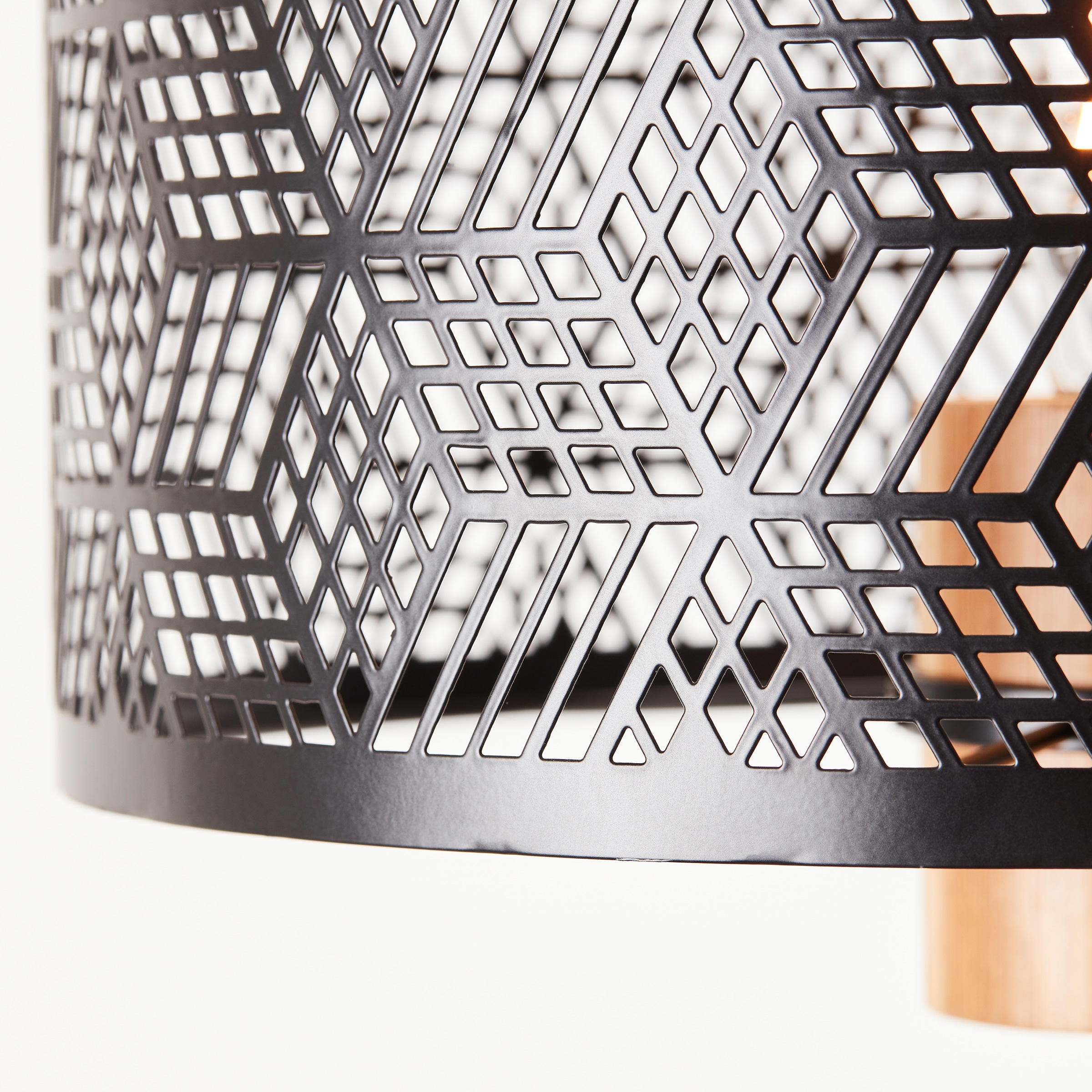 Brilliant Stehlampe »Santy«, schwarz/natur Metall/ cm, E27, 161 1 | 29 flammig-flammig, x Bambus, BAUR