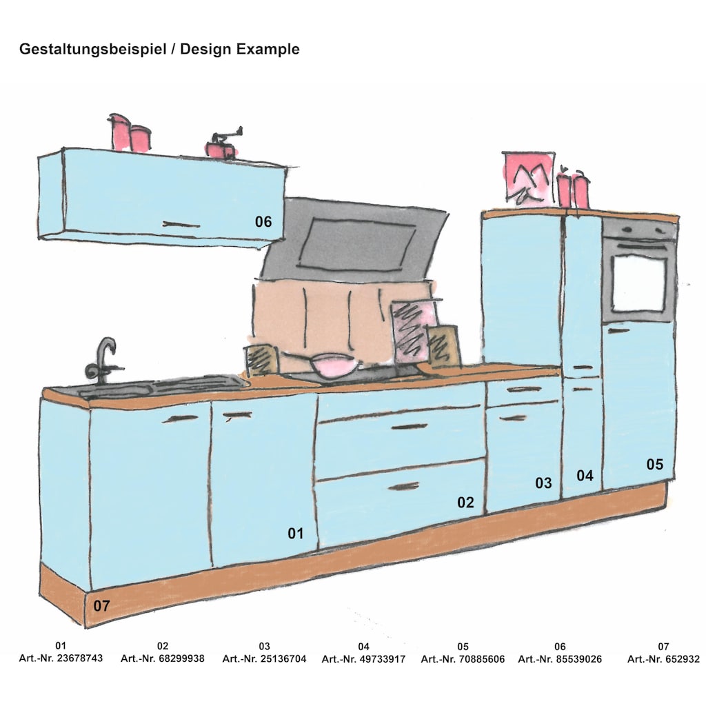 OPTIFIT Klapphängeschrank »Cara«