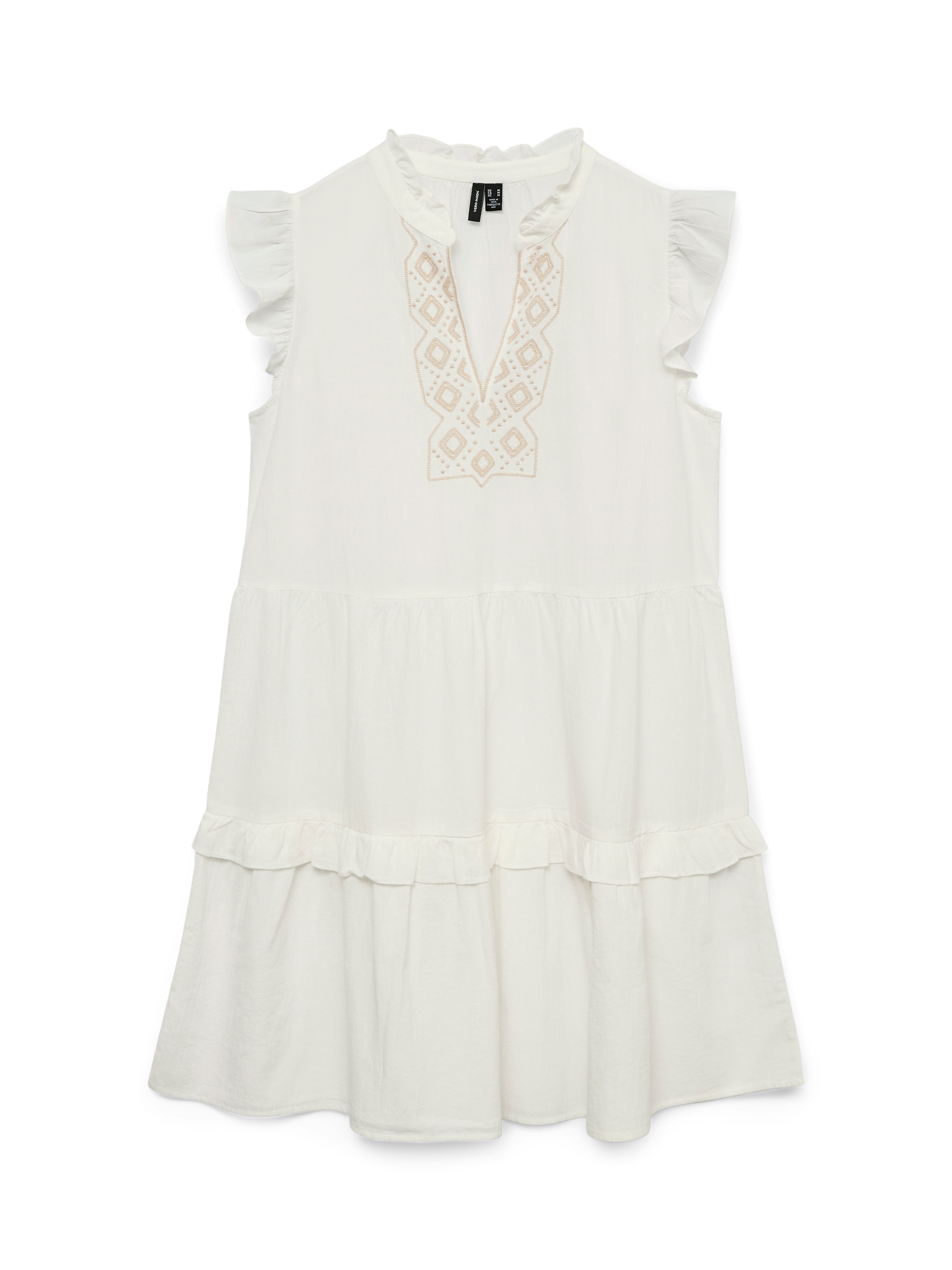Vero Moda Tunikakleid »VMDICTHE EMB SHORT DRESS WVN GA« Baumwolle, regular fit