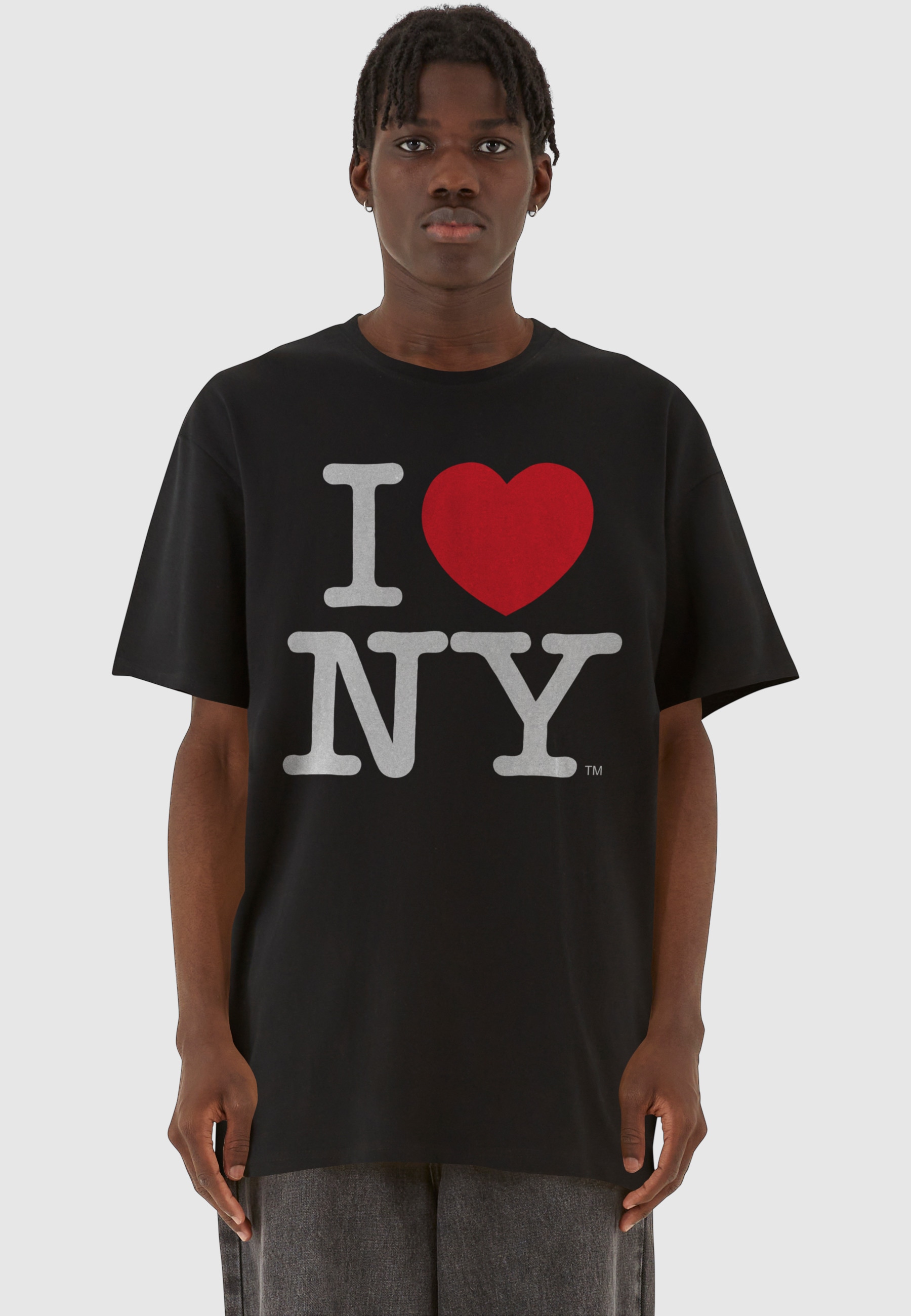 Thumbnail - Merchcode T-Shirt "Merchcode Herren I Love NY Oversize Tee" 1 Stk.