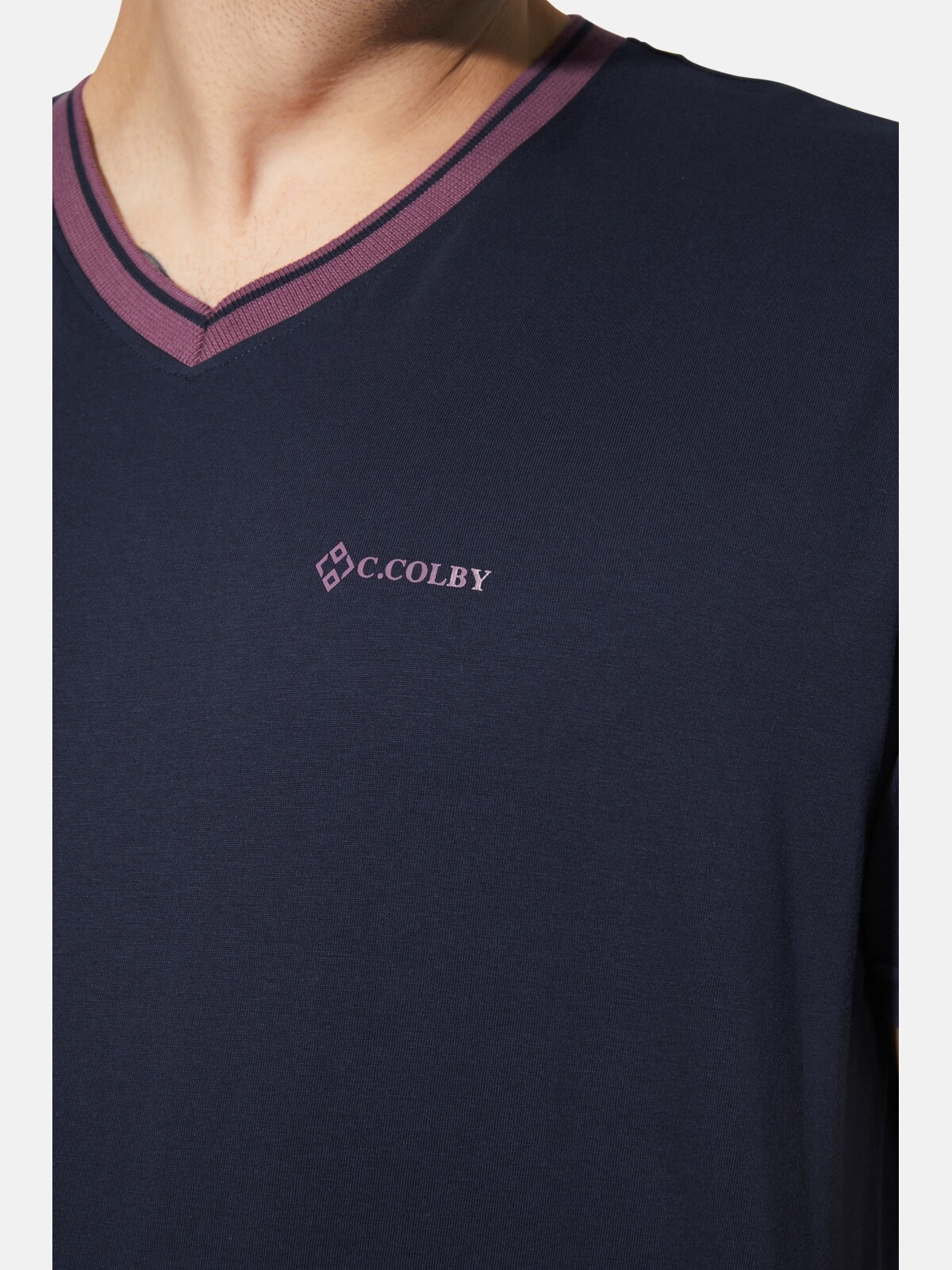 Charles Colby T-Shirt »Doppelpack T-Shirt EARL EDELEY«, (2 tlg.)
