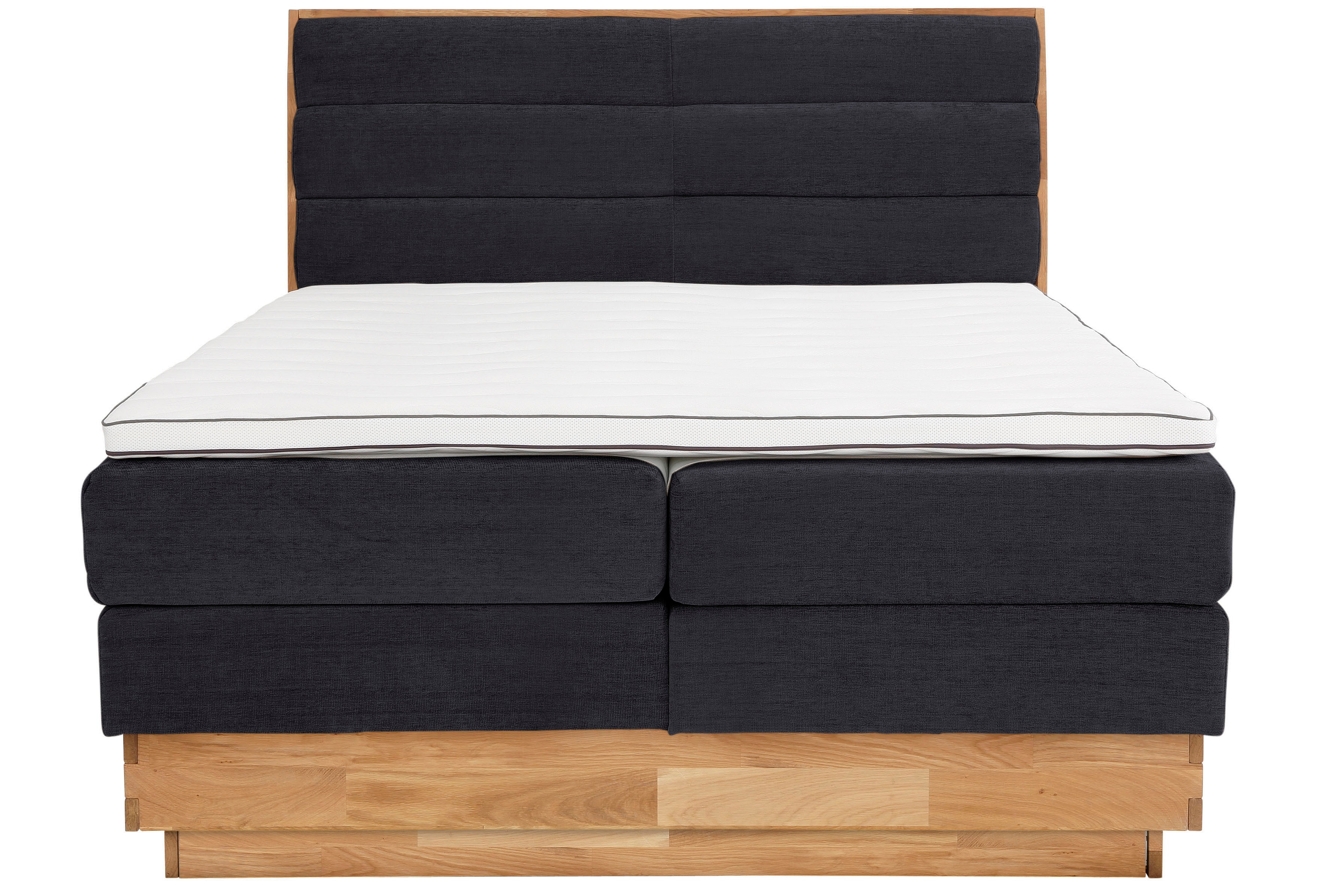 Thumbnail - OTTO home Boxspringbett "Jenna" ohne LED-Beleuchtung, mit zertifizierten, recycelten Bezugsstoffen