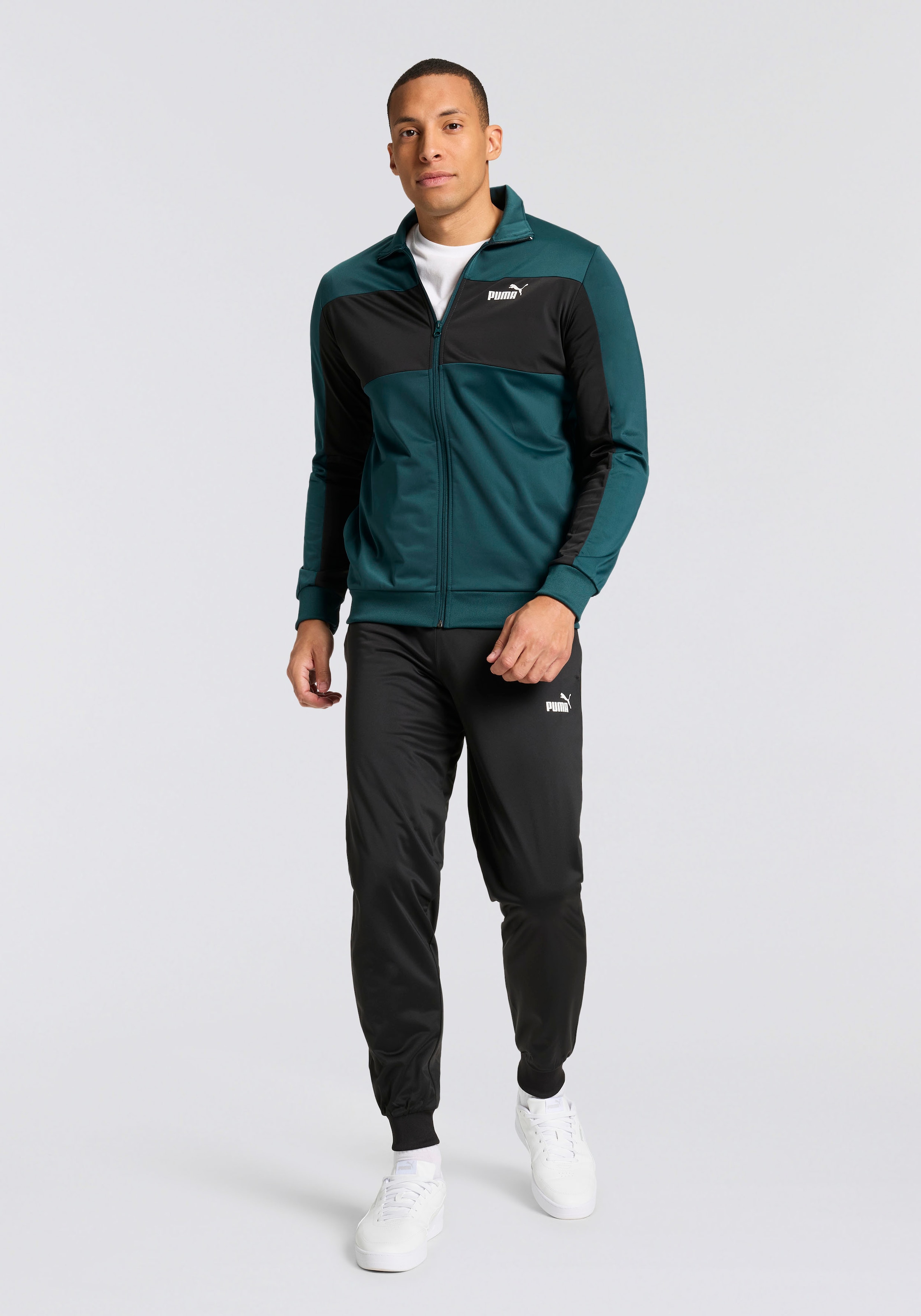 PUMA Trainingsanzug "POLY COLORBLOCK SUIT", (2 tlg.) günstig online kaufen