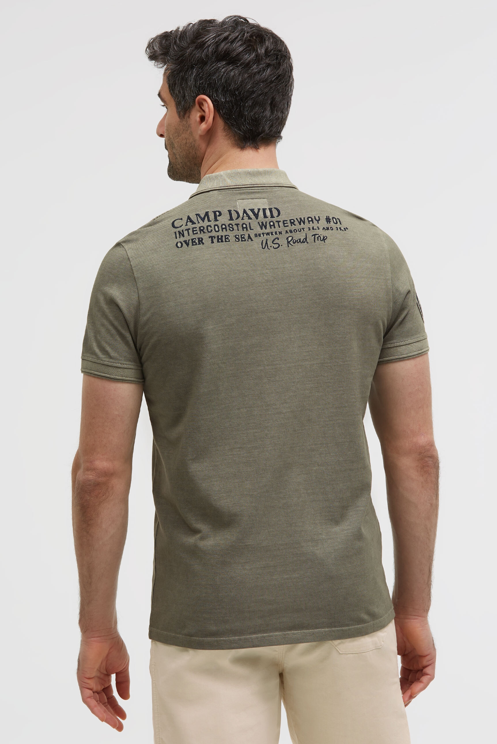 CAMP DAVID Poloshirt aus Baumwolle