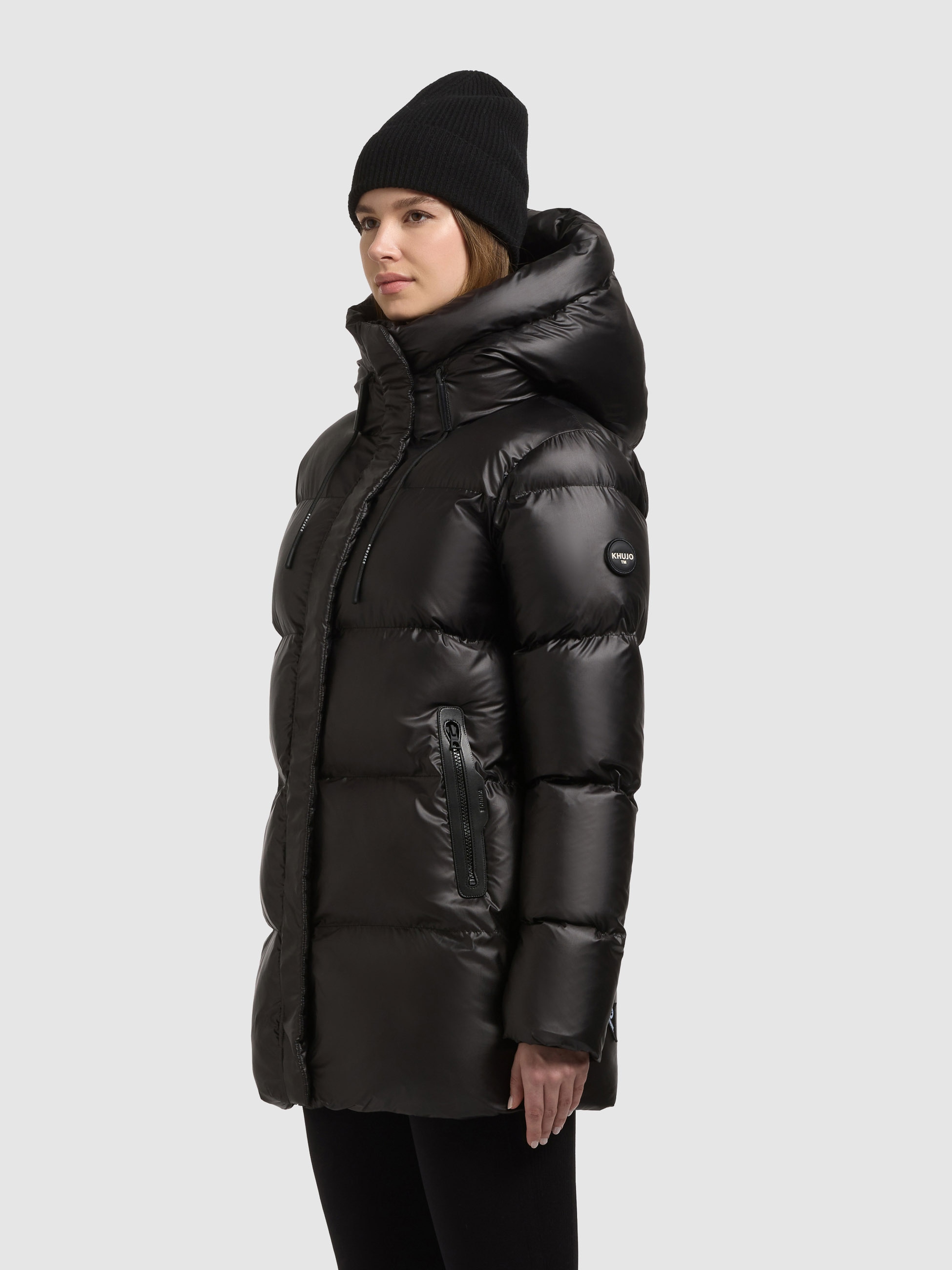 khujo Steppjacke »DROWN SHINY« mit Kapuze