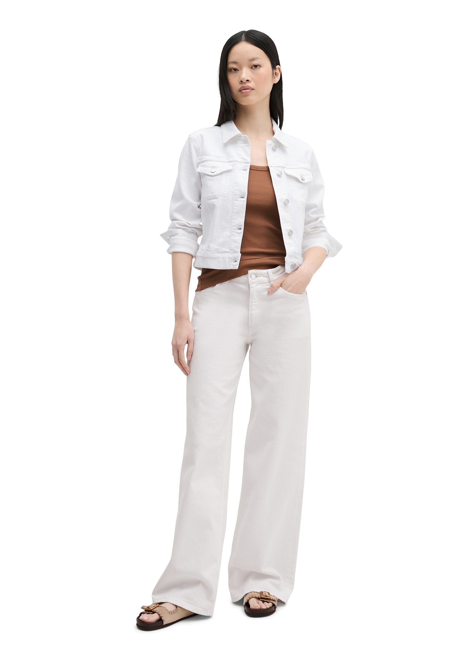 Marc O'Polo Jeansjacke »aus Organic Cotton-Mix« ohne Kapuze