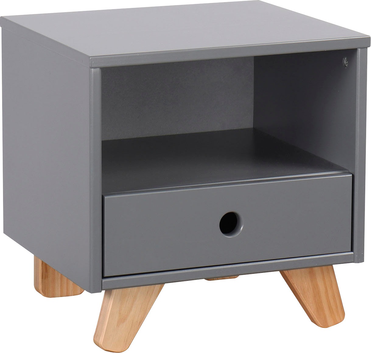 Möbilia Nachtkommode "Dolidoo" in skandinavischem Look günstig online kaufen